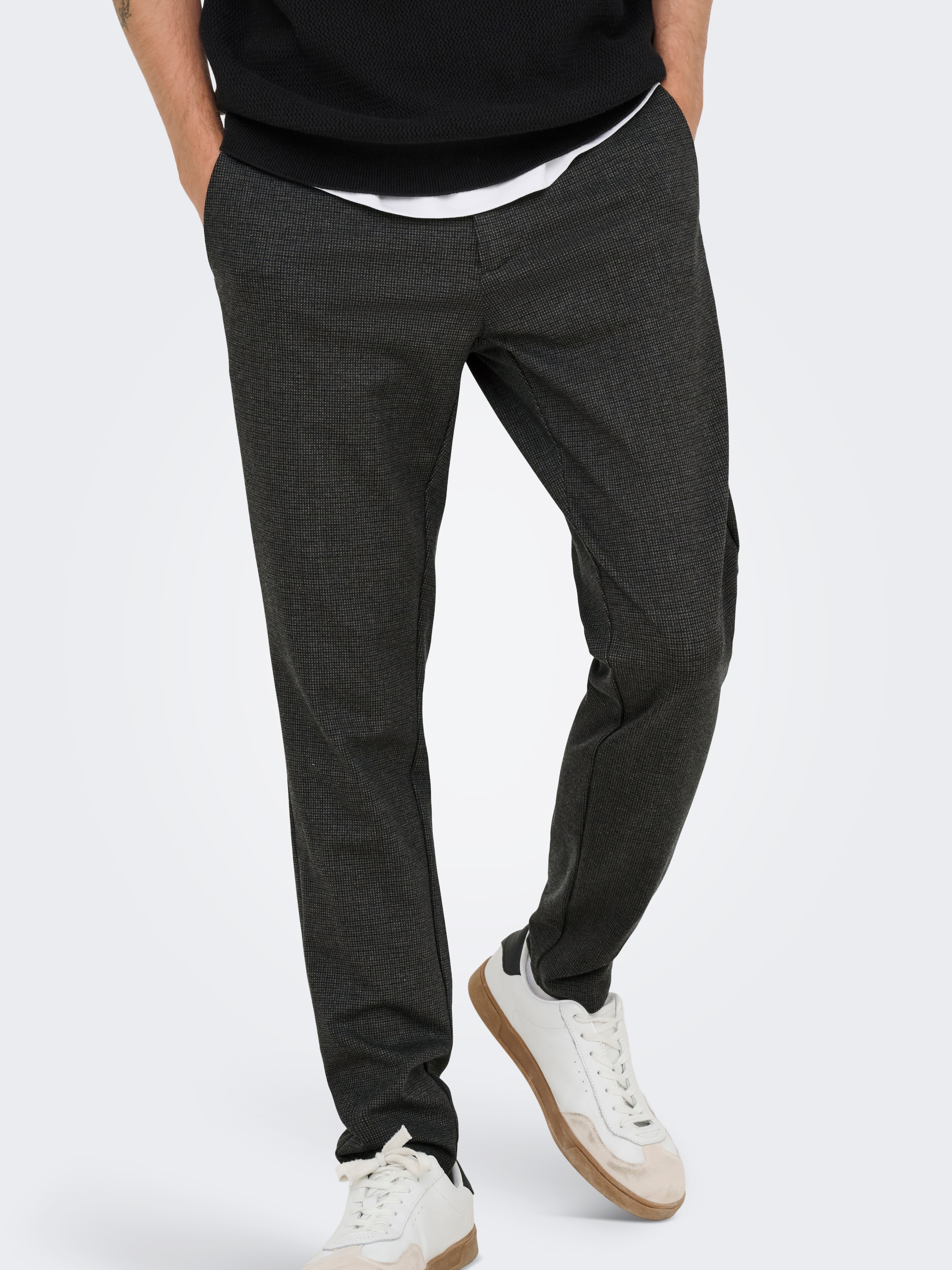 ONLY & SONS Chinohose "ONSMARK SLIM CHECK 020960 PANT" günstig online kaufen