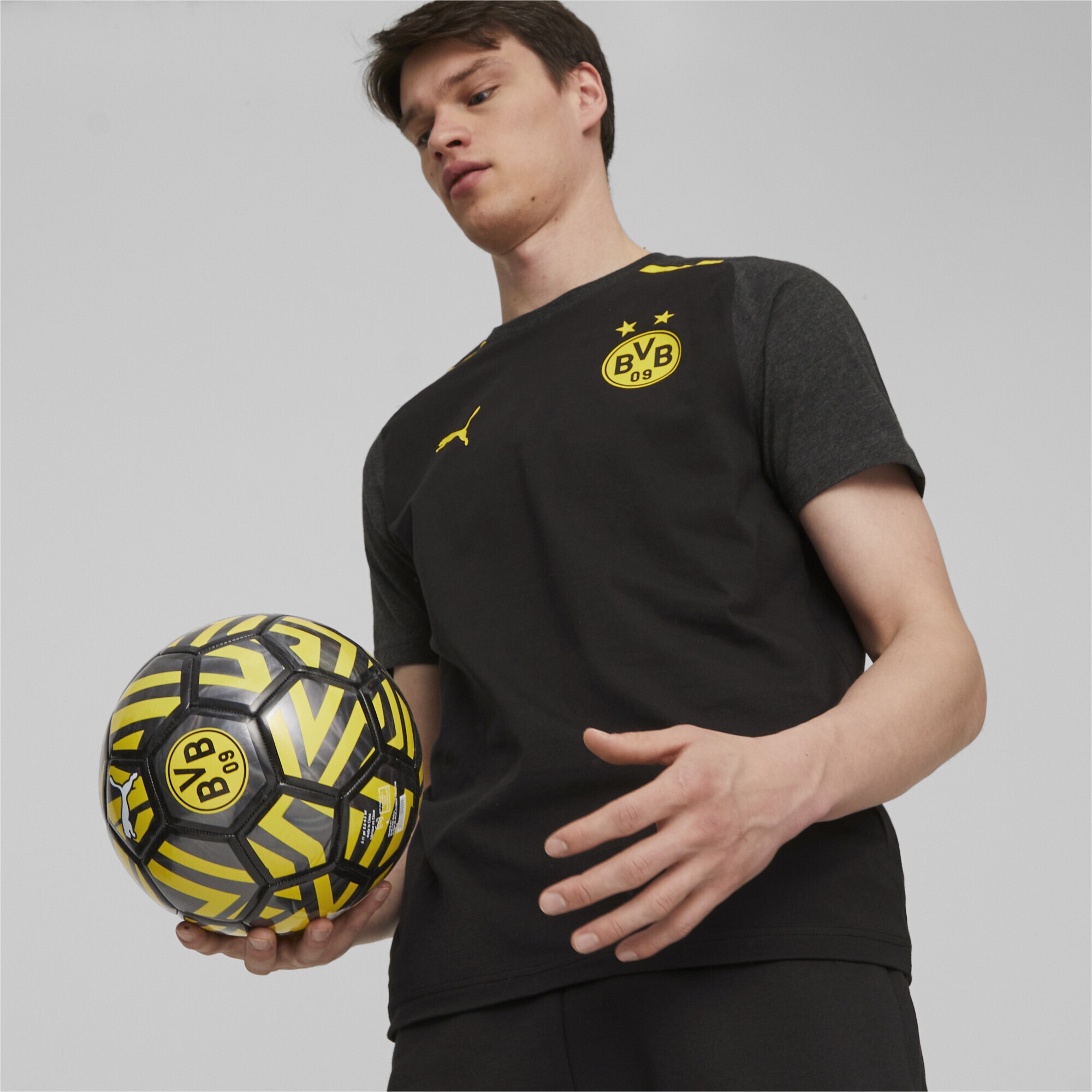 PUMA T-Shirt »Borussia Dortmund Football Casuals T-Shirt Herren«