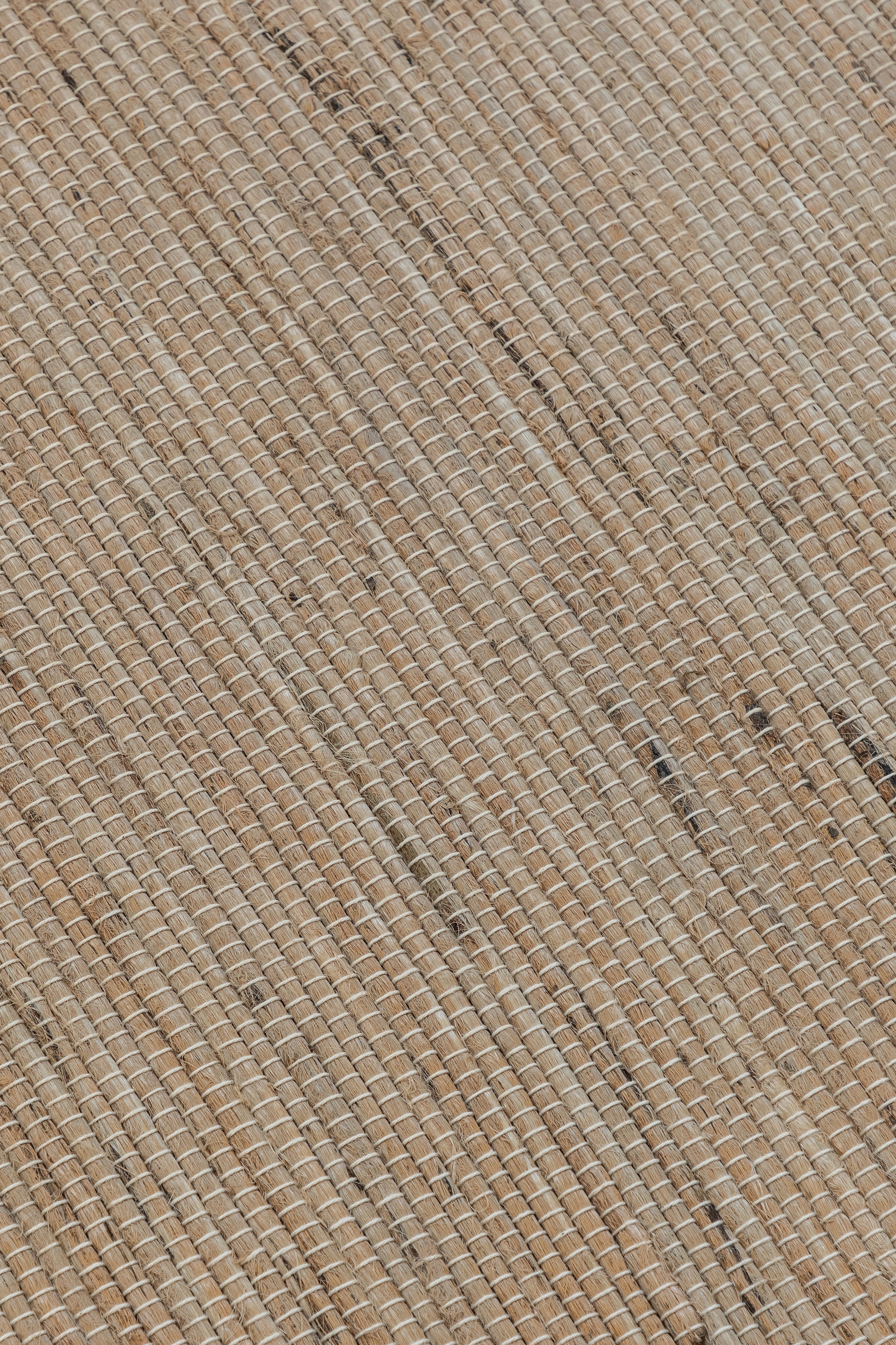 HANSE Home Teppich »Dhaka Juteteppich«, rechteckig, 5 mm Höhe, Läufer, handgewebt, Jute, Wolle, Natur, Wohnzimmer, Flur, Klassisch