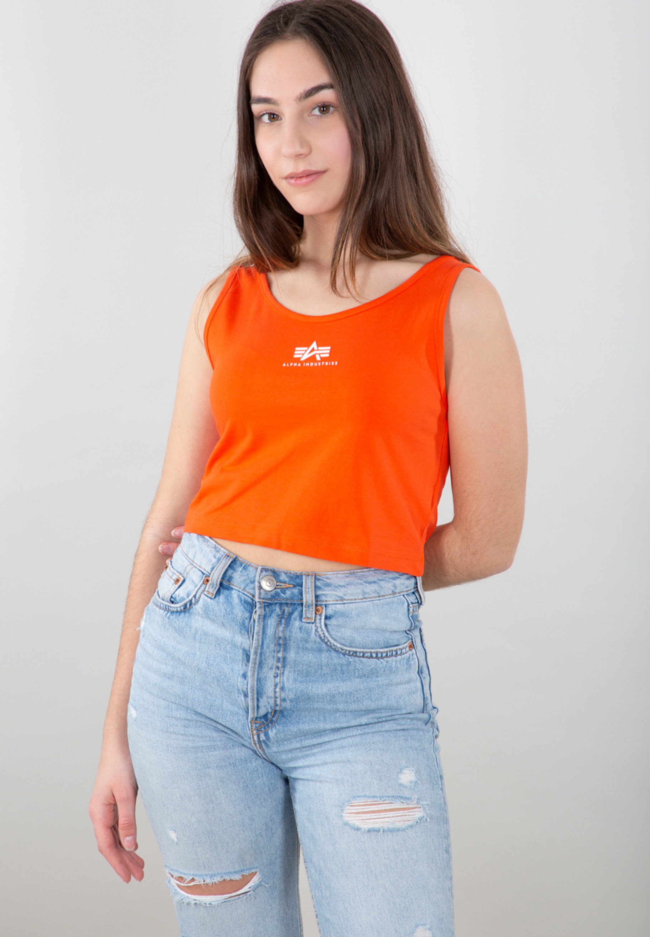 Alpha Industries Muskelshirt "Basic Crop-Tank SL Women" günstig online kaufen