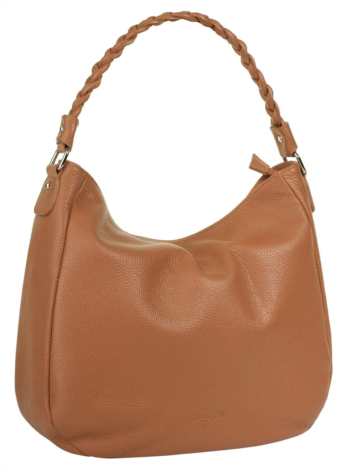 Samantha Look Henkeltasche, echt Leder, Made in Italy