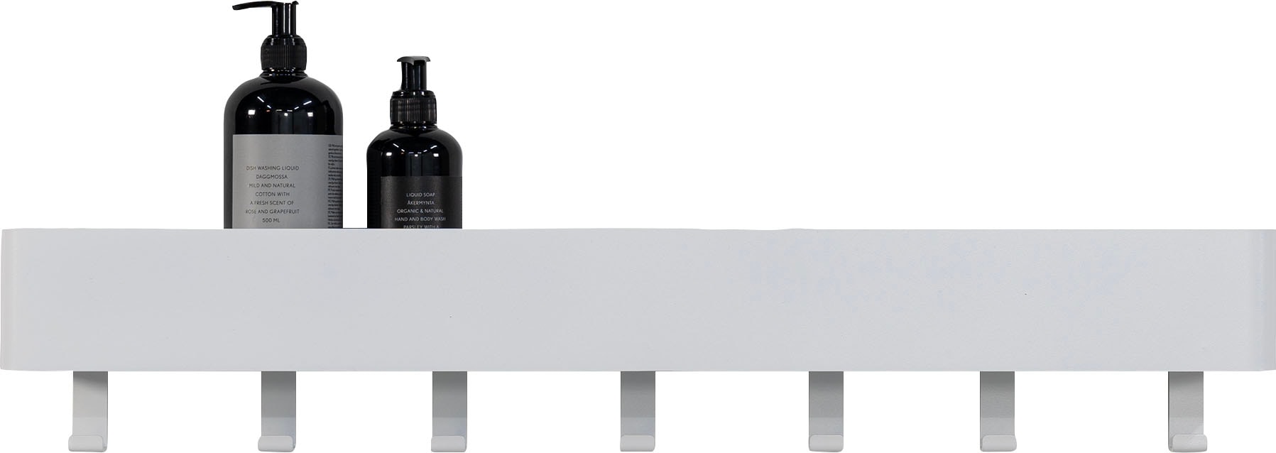Spinder Design Garderobenhaken »Multi 7«, (1 St.), 2-in-1 Wandregal + Garderobe