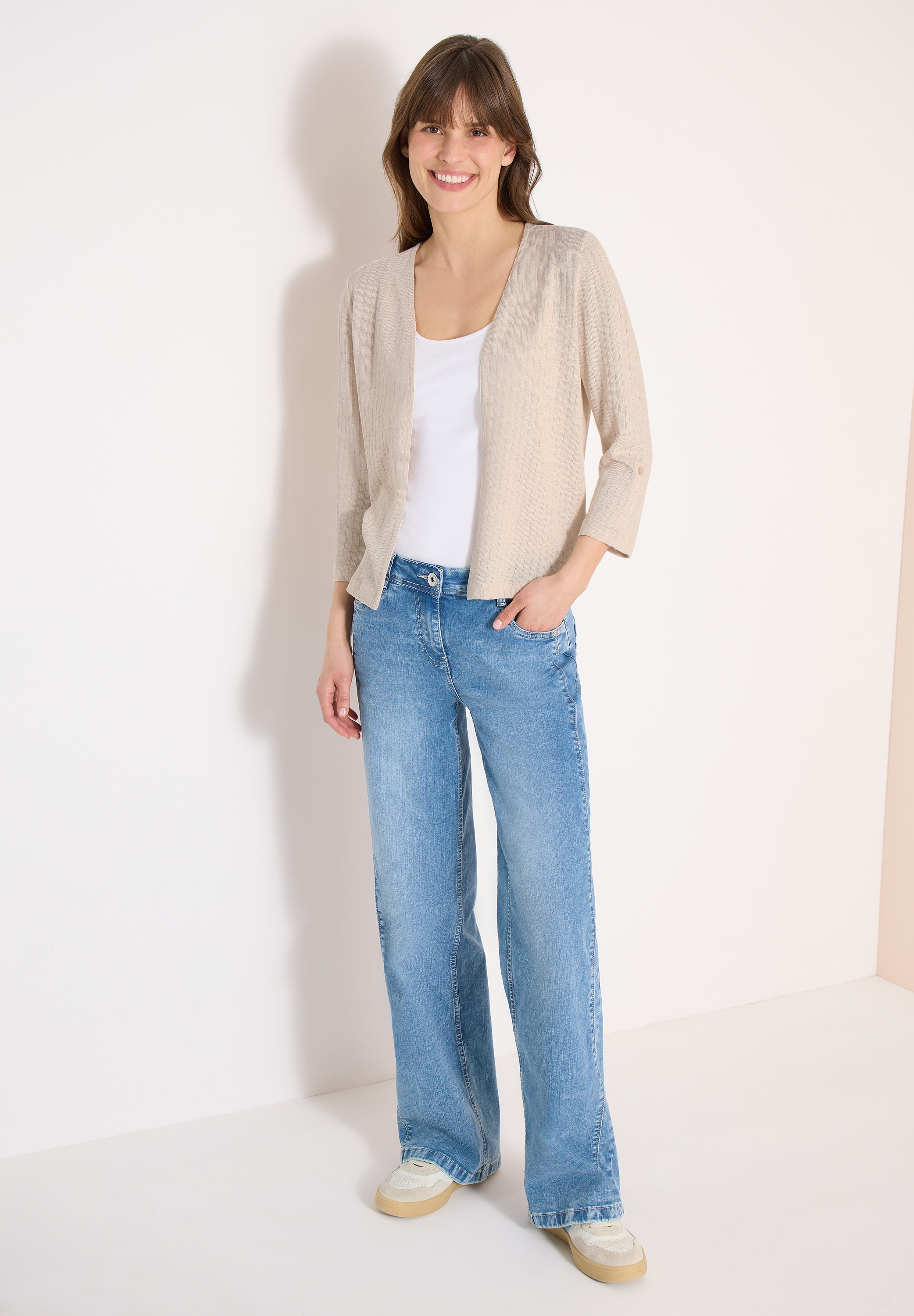 Cecil Cardigan mit 3/4 Ärmeln