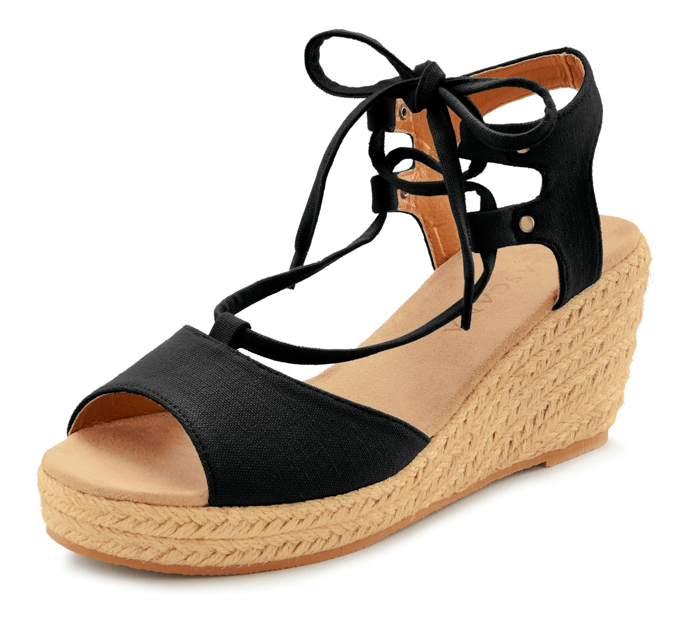 LASCANA Keilsandalette "Sommerschuh", Sandalette, Sandale mit Keilabsatz, B günstig online kaufen