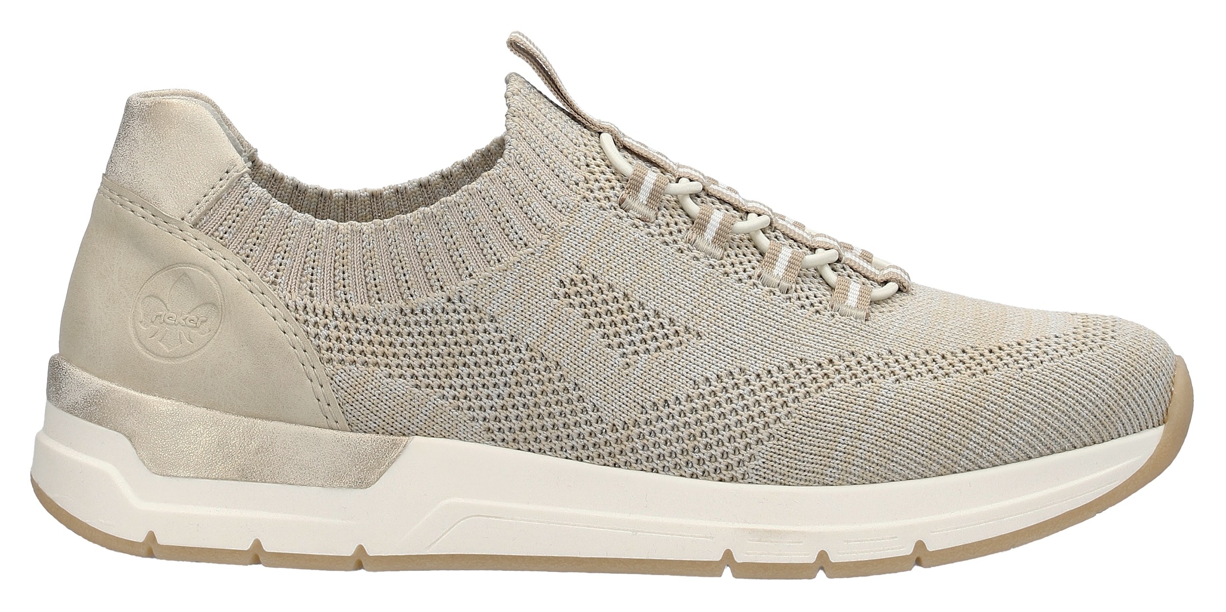 Rieker Slip-On Sneaker, Slipper, Schlupfschuh, Halbschuh, Freizeitsneaker mit Anziehlasche