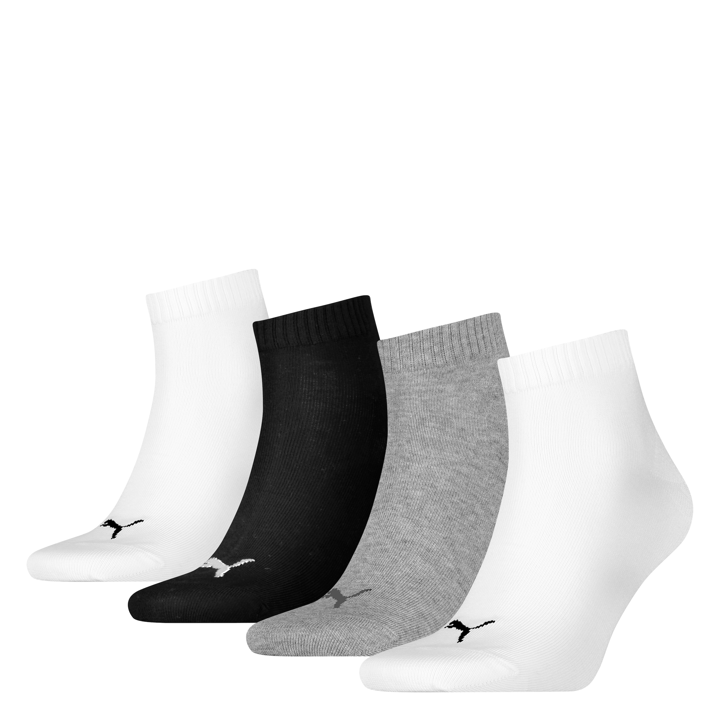 PUMA Herren Kurzsocken, Gr. 43, bunt, Obermaterial: 68% Baumwolle, 18% Polyamid, 12% Polyester, 2% Elasthan, Socken