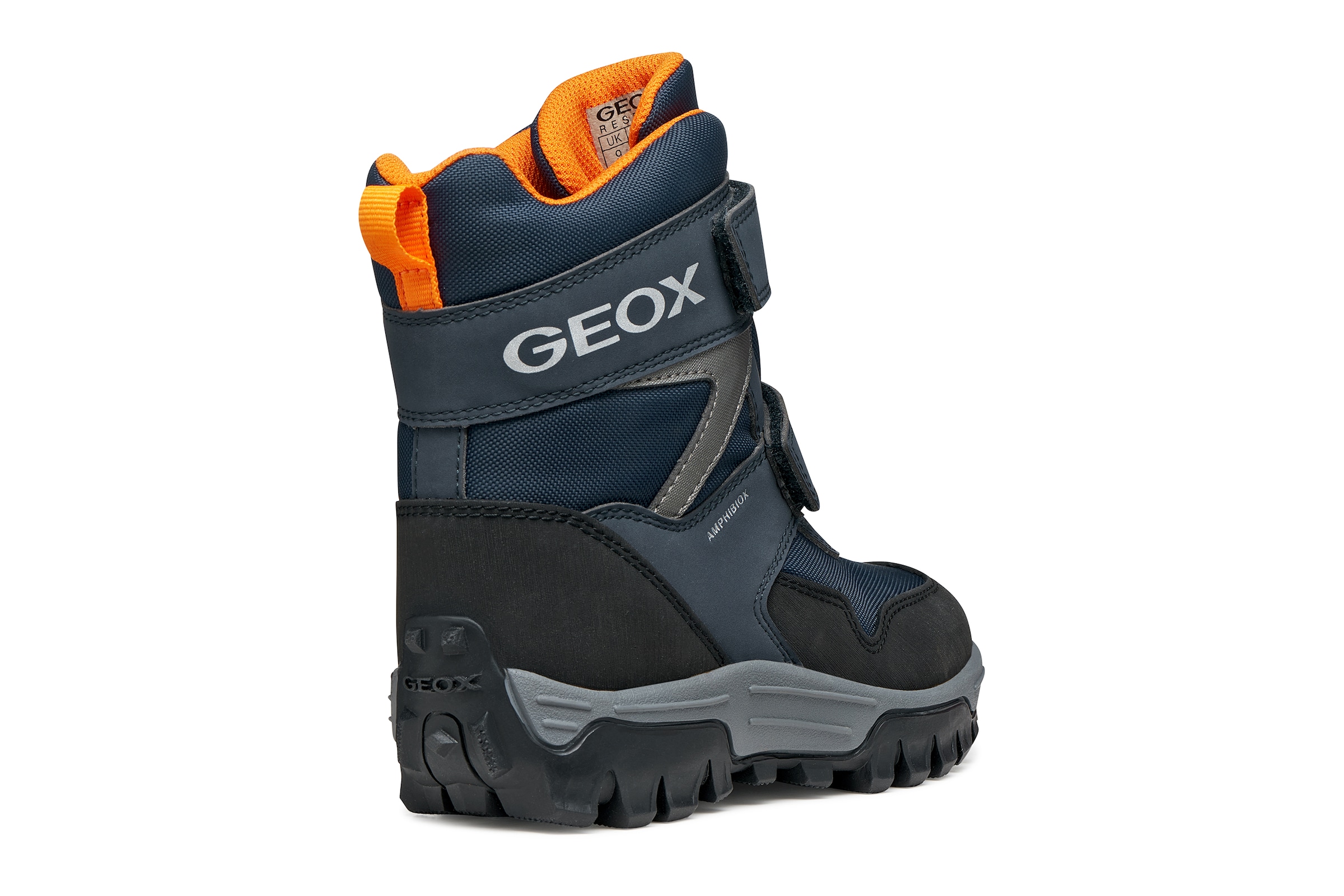 Geox Winterstiefel »J HIMALAYA BOY B ABX«, Snowboots, Klettstiefel mit Warmfutter, Größenschablone zum Download