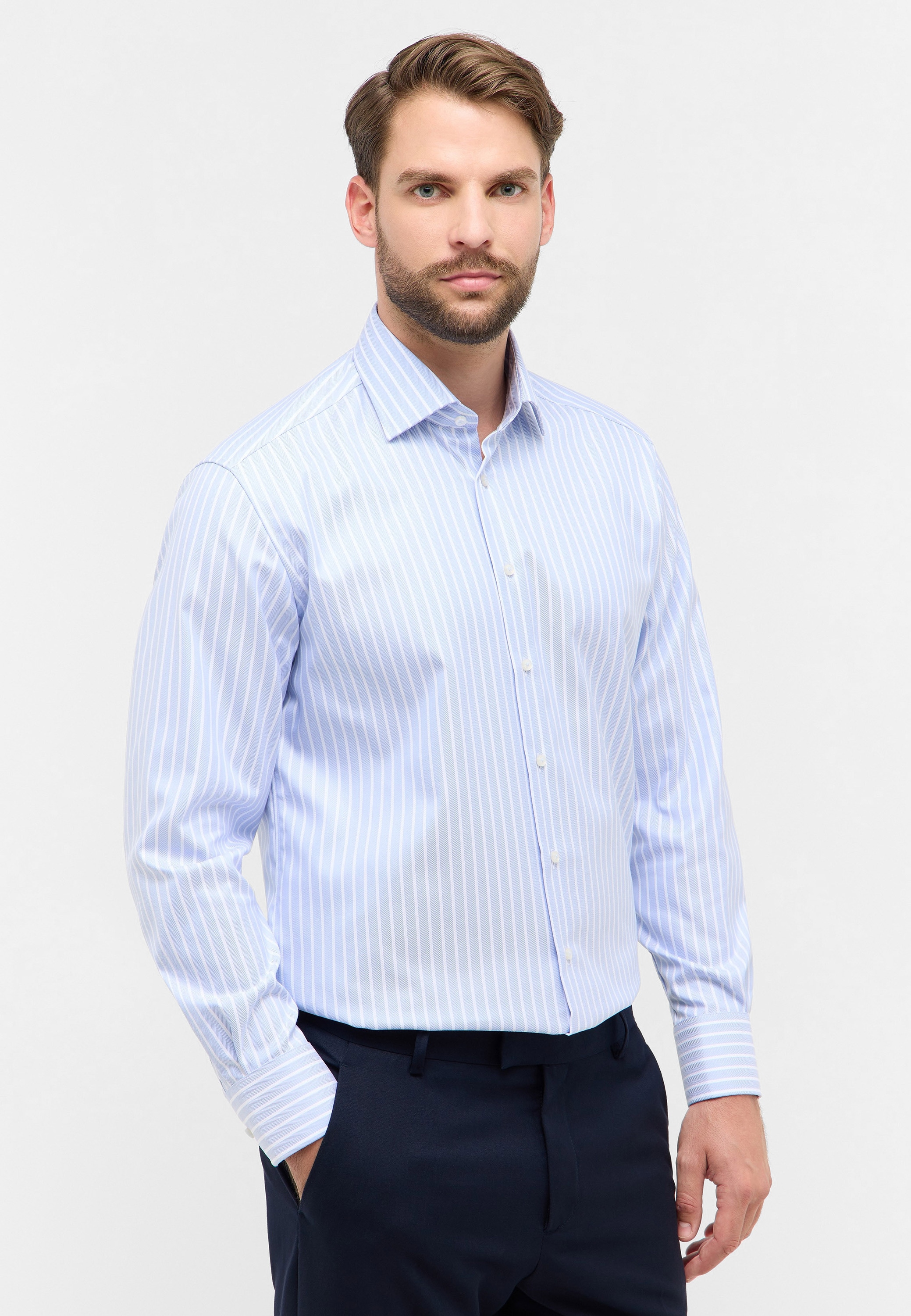 Eterna Langarmhemd "COMFORT FIT", NON IRON (bügelfrei) günstig online kaufen