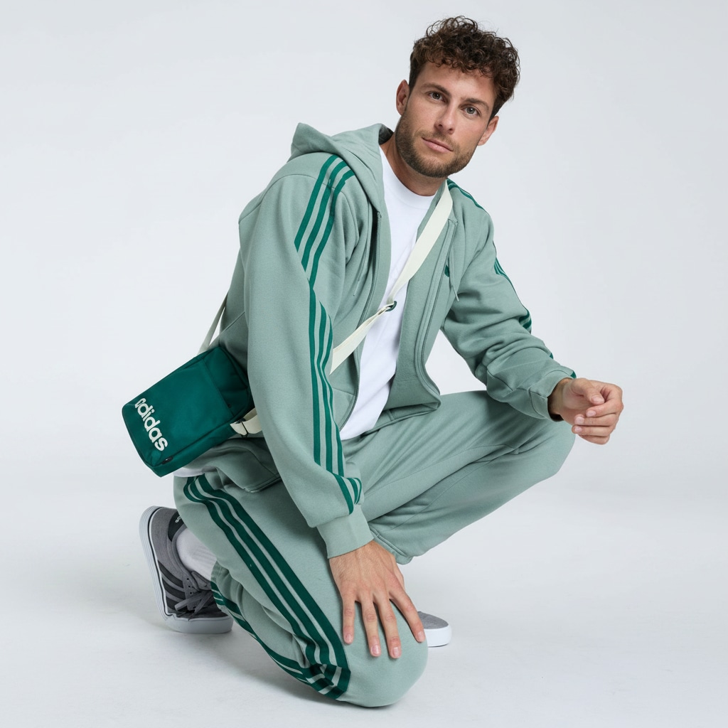 adidas Sportswear Kapuzensweatshirt »ESSENTIALS 3-STREIFEN FLEECE«
