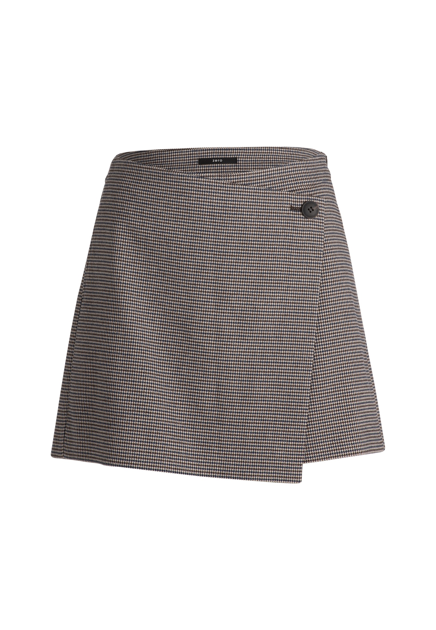 Zero Minirock "Damen Hosenrock in Wickeloptik" Wickeldesign günstig online kaufen
