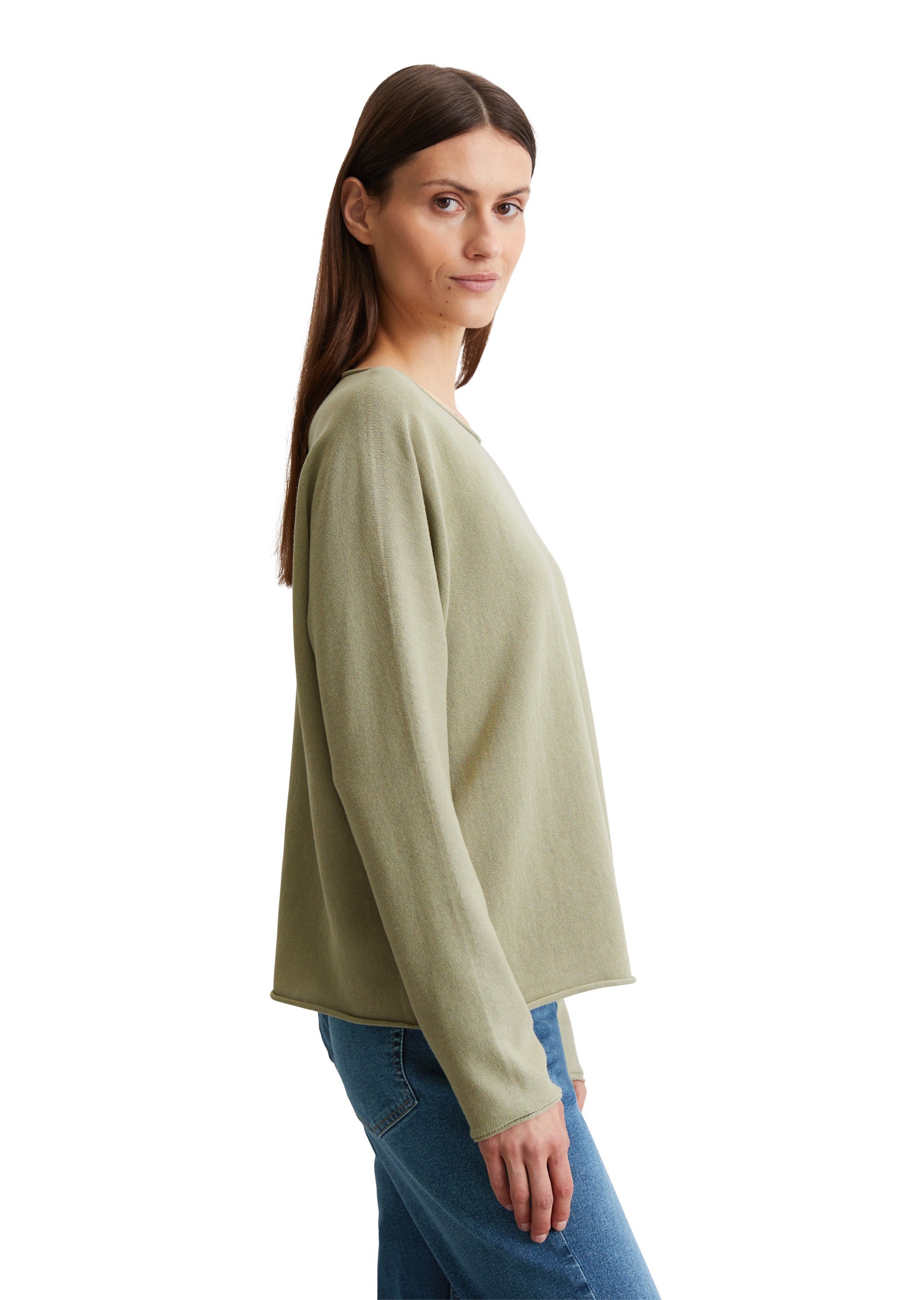 Marc O'Polo Strickpullover »aus reinem Baumwollgarn«
