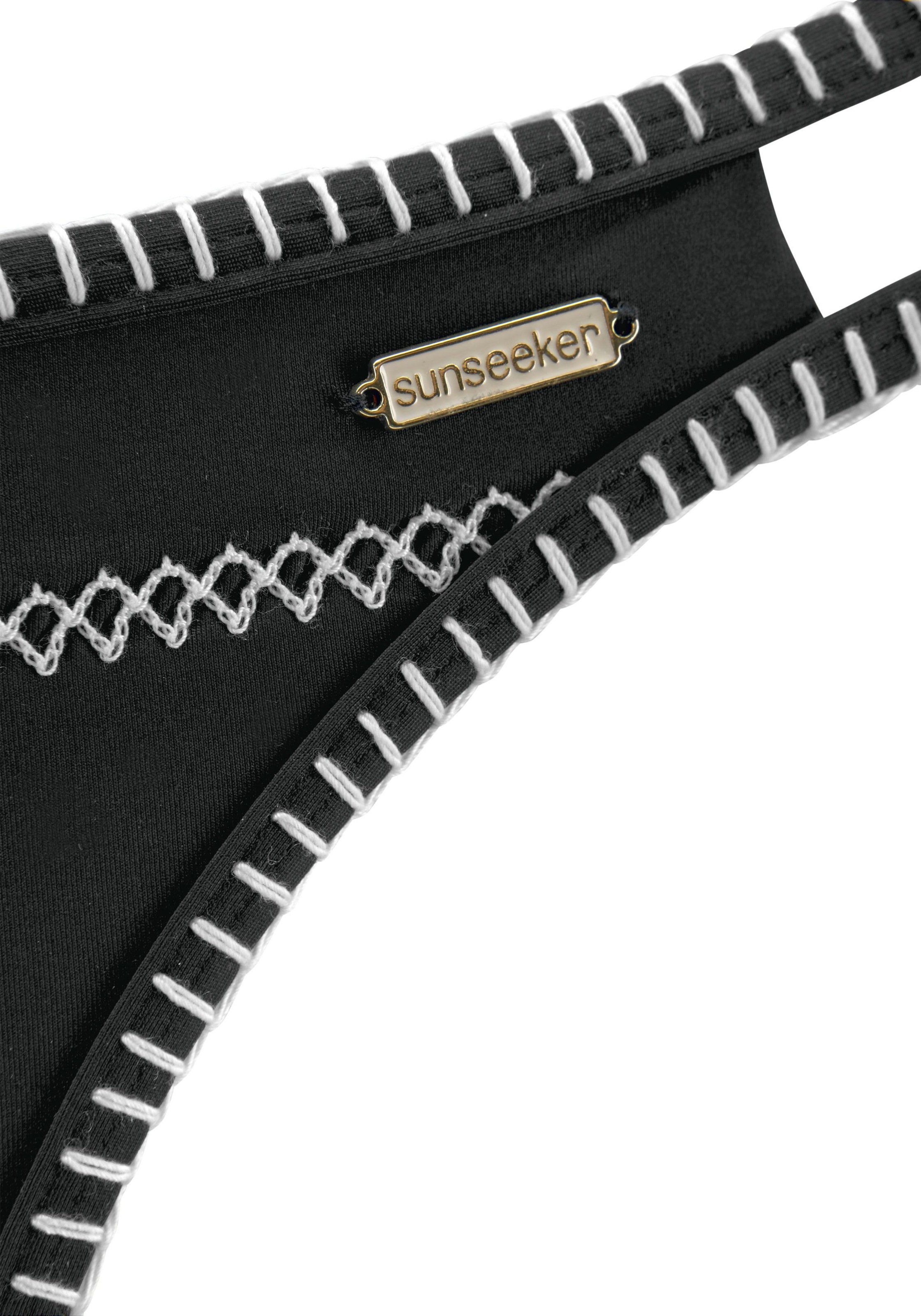 Sunseeker Bikini-Hose »Dainty«, in knapper Brasilien-Form und mit Häkelkante