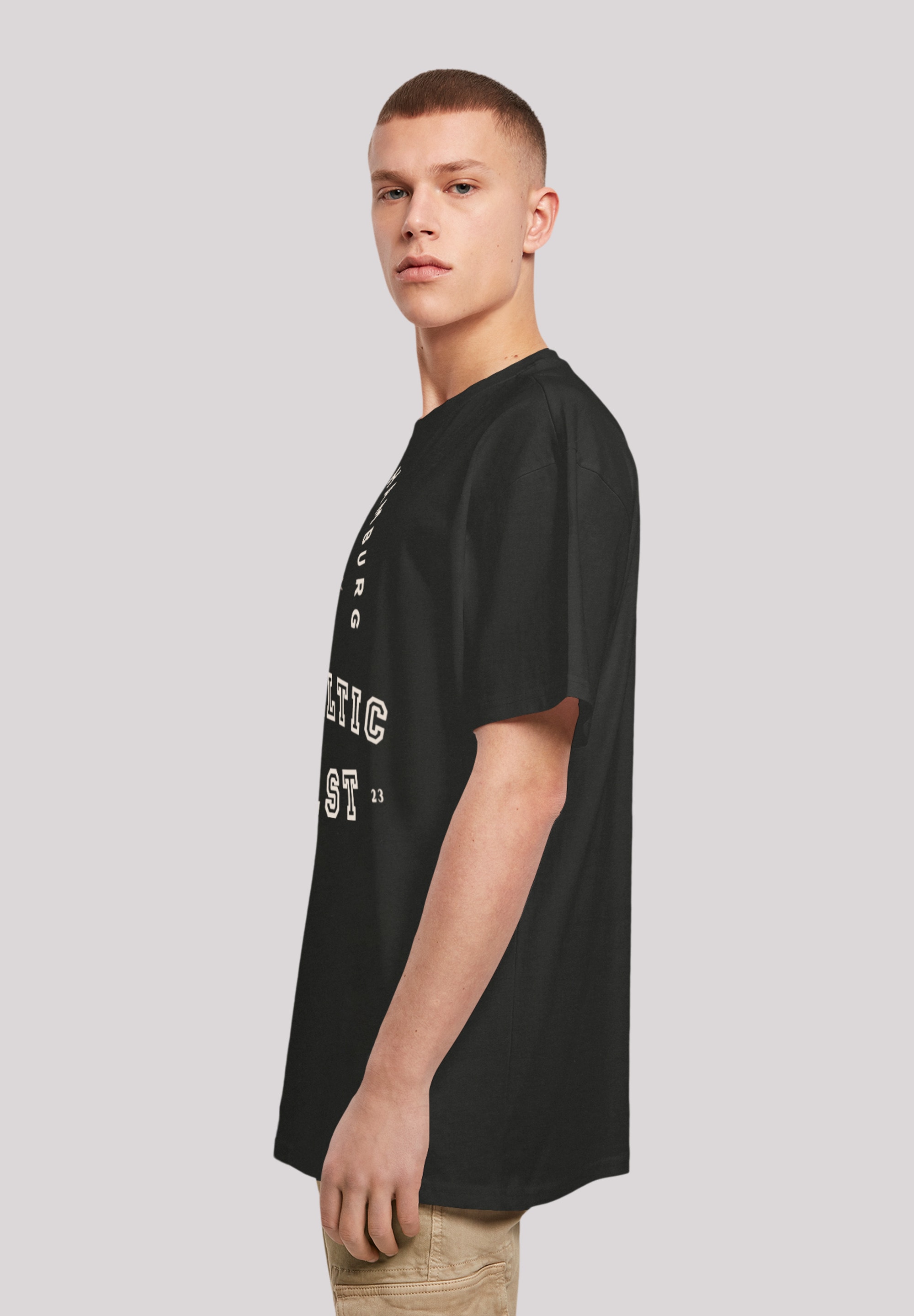 F4NT4STIC T-Shirt »Möwe Knut & Jan Hamburg«, Print