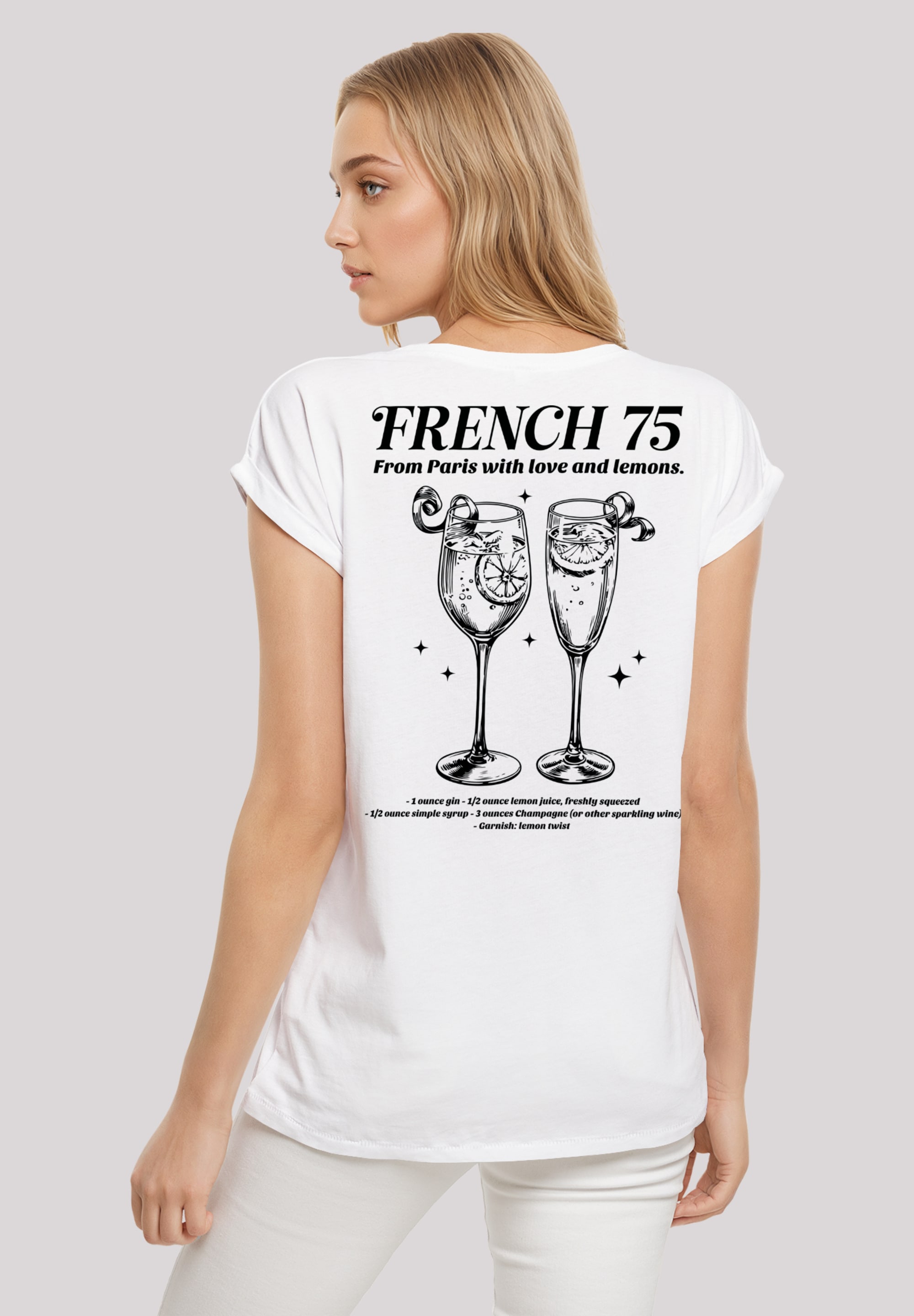 F4NT4STIC T-Shirt "French 75 From Paris With Love", Premium Qualität günstig online kaufen