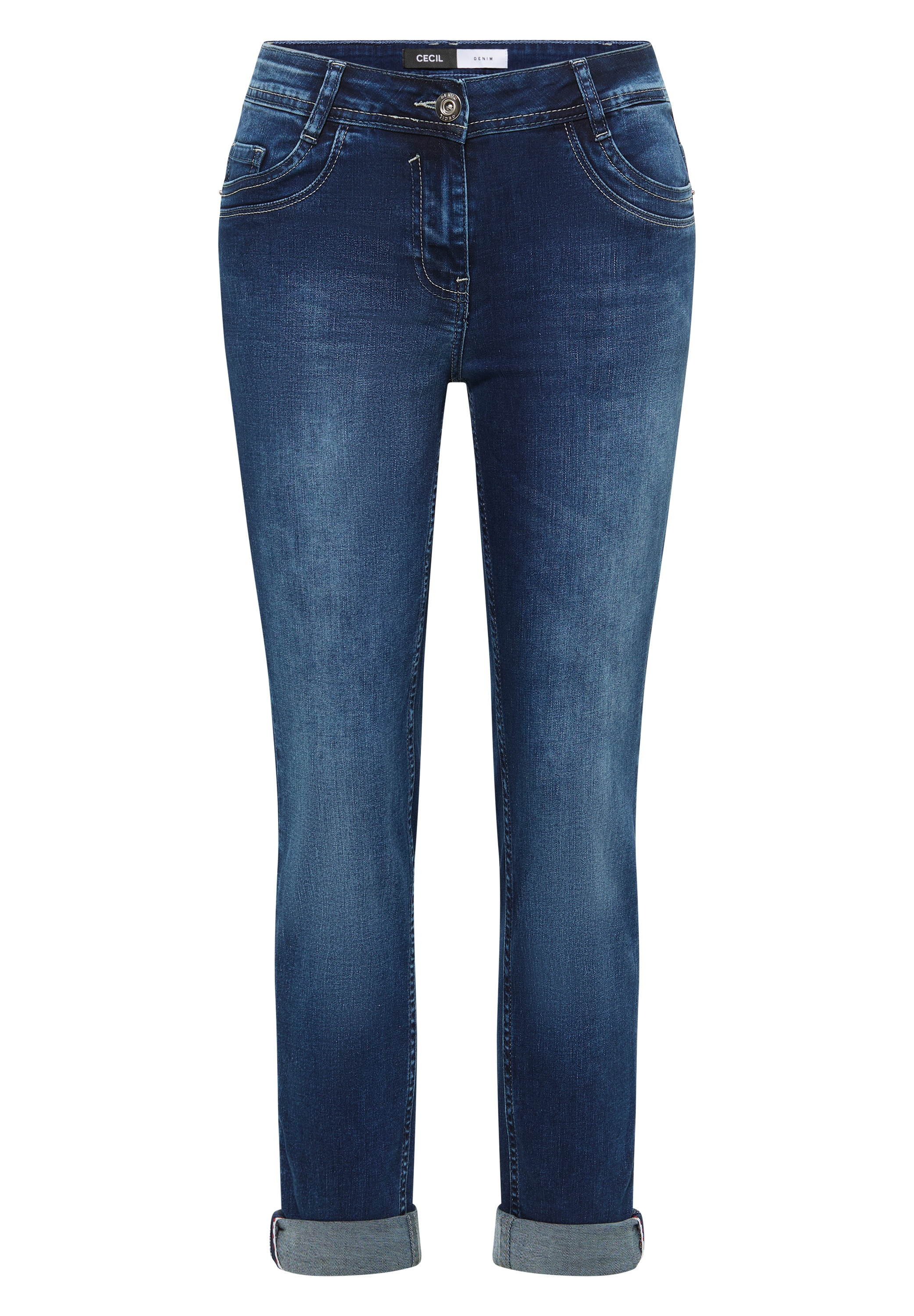 Cecil Comfort-fit-Jeans, Middle Waist