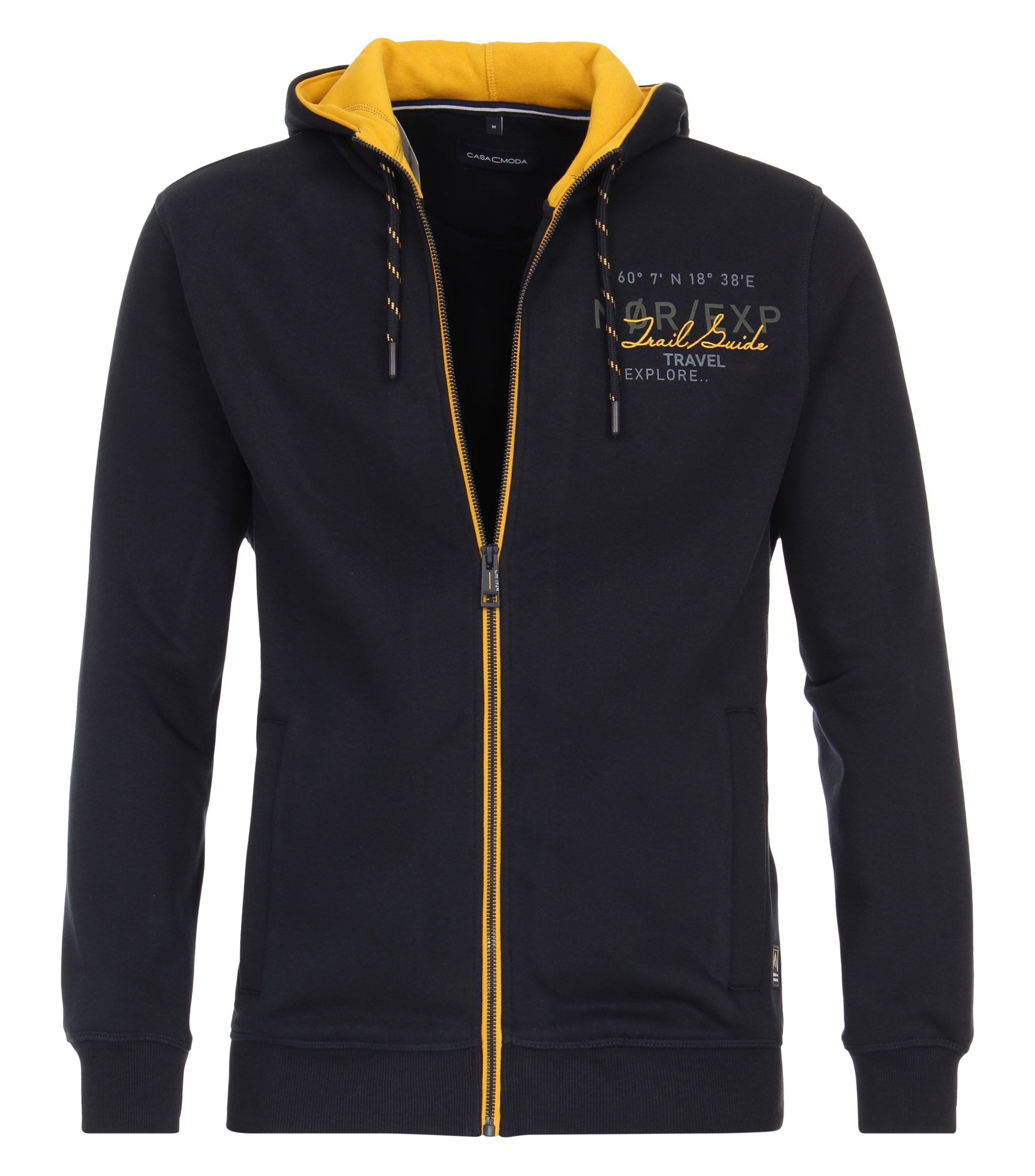 CASAMODA Sweatjacke "CASAMODA Sweatjacke uni" günstig online kaufen