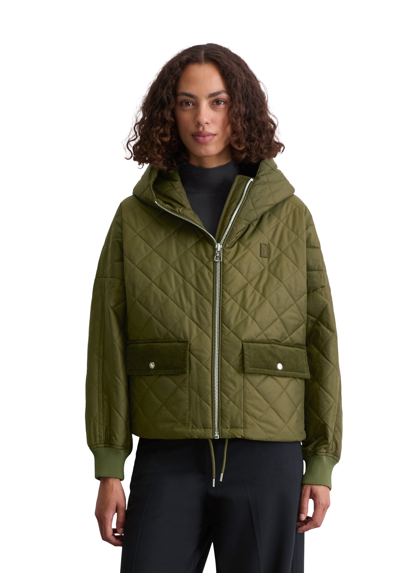 Marc OPolo Outdoorjacke "aus recyceltem Polyester", mit Kapuze günstig online kaufen