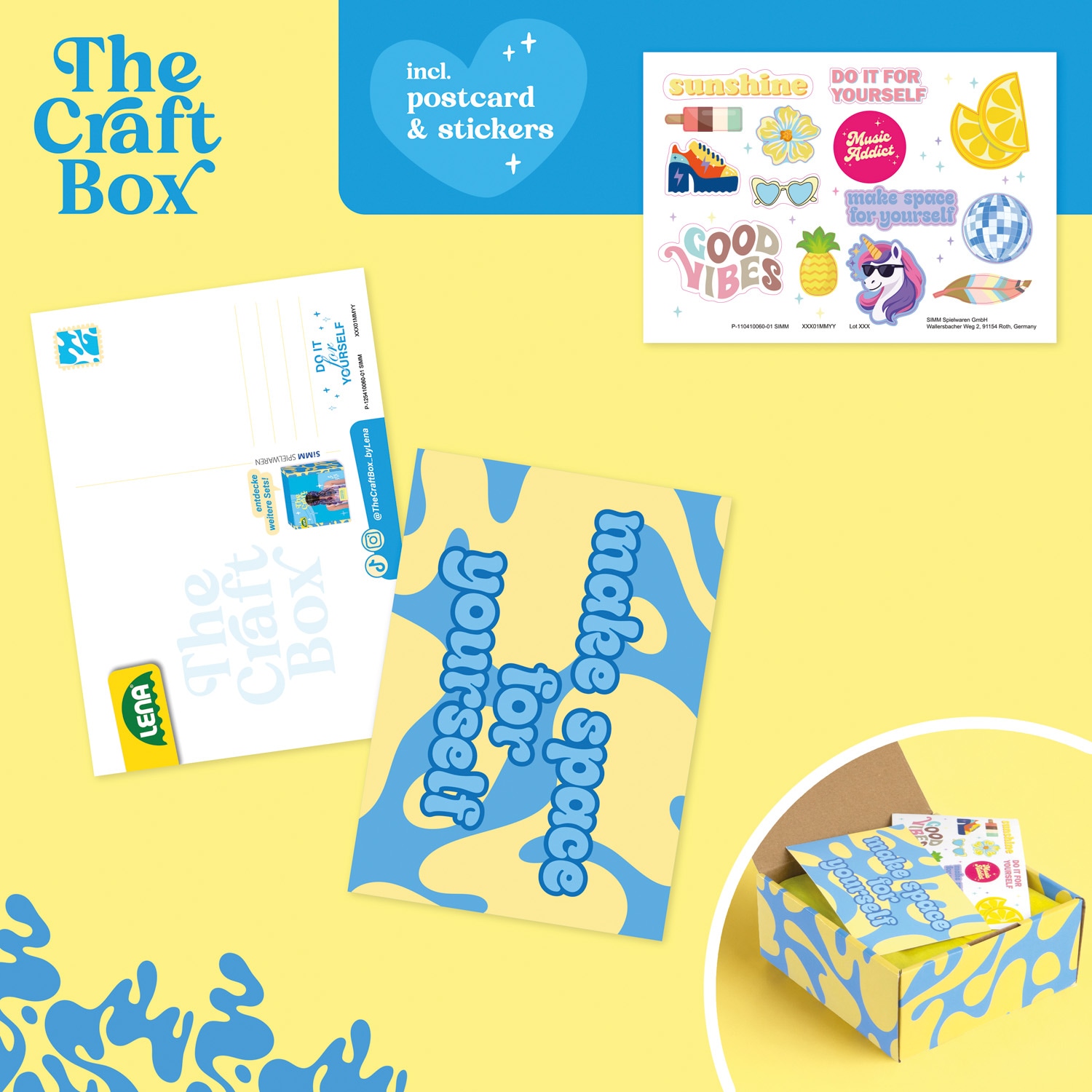 Lena® Kreativset »The Craft Box, DIY Festival Top«