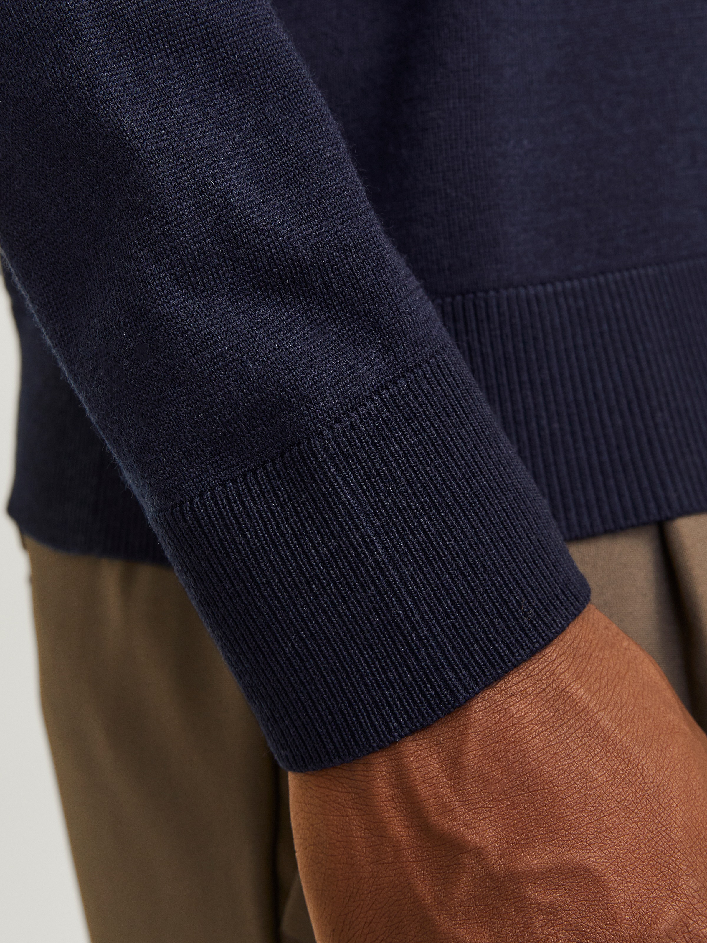 Thumbnail - Jack & Jones Strickpullover "JPRBLAMILANO STITCH KNIT CREW NECK SN" Baumwolle, relaxed fit