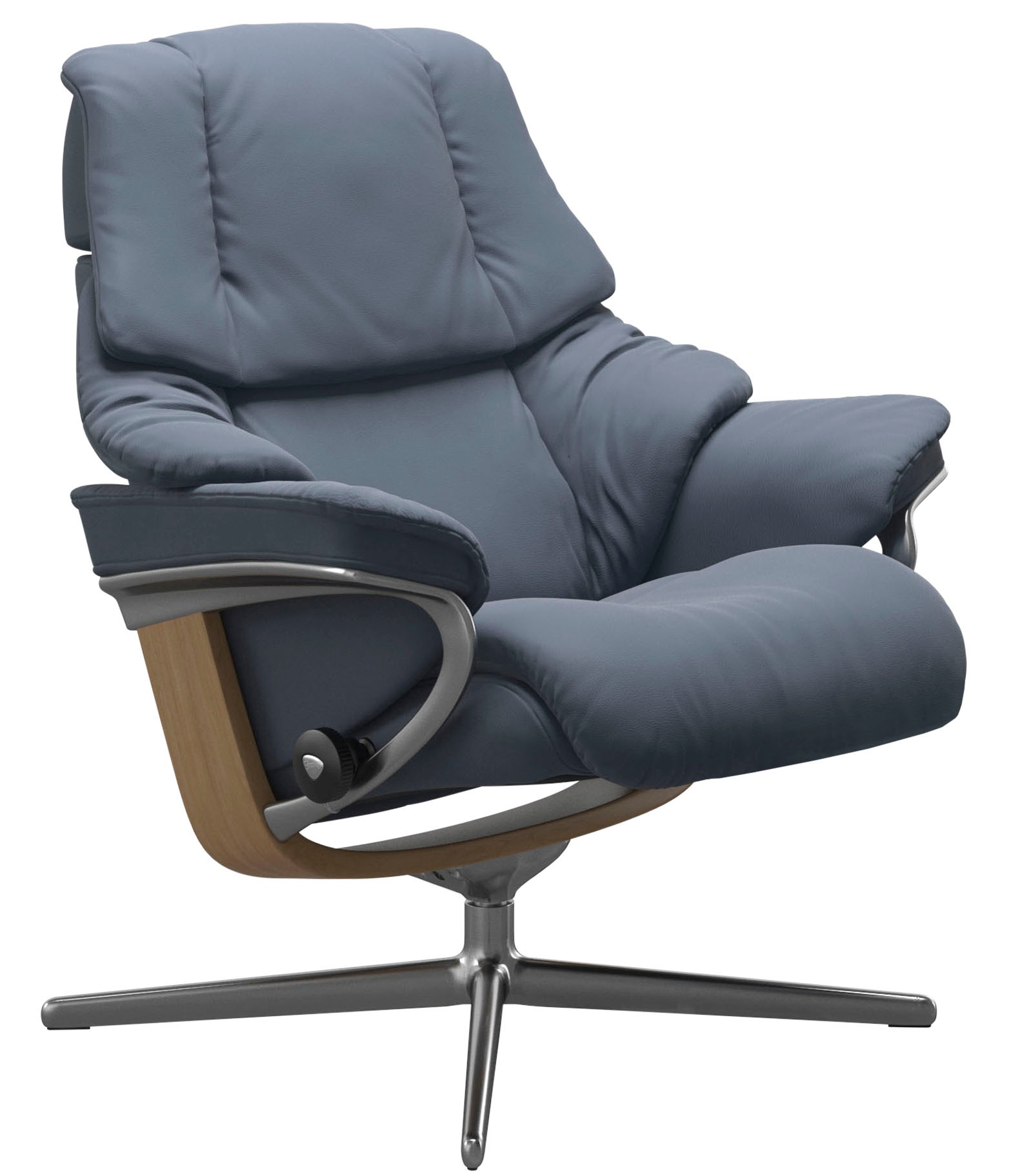 Thumbnail - Stressless Relaxsessel "Reno" mit Cross Base, Größe S, M & L, Holzakzent Eiche