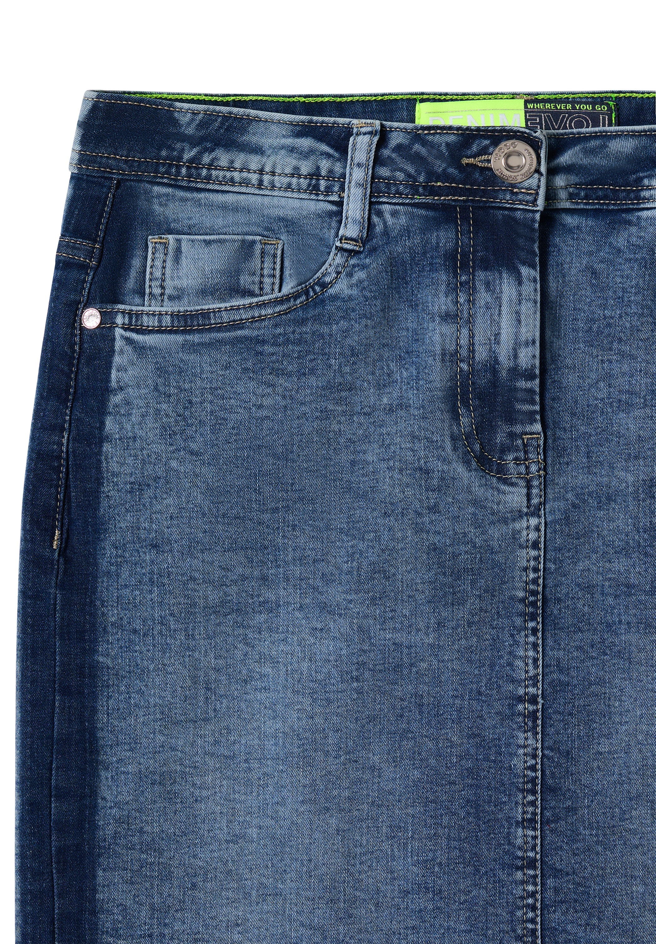 Cecil Jeansrock, aus Baumwolle mit Stretchanteil