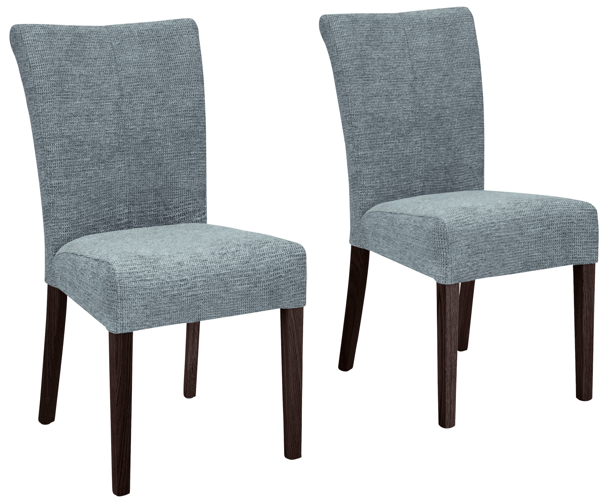 Home affaire Esszimmerstuhl "Queen" (Set) 2 Stk. Softstruktur Beine aus mas günstig online kaufen