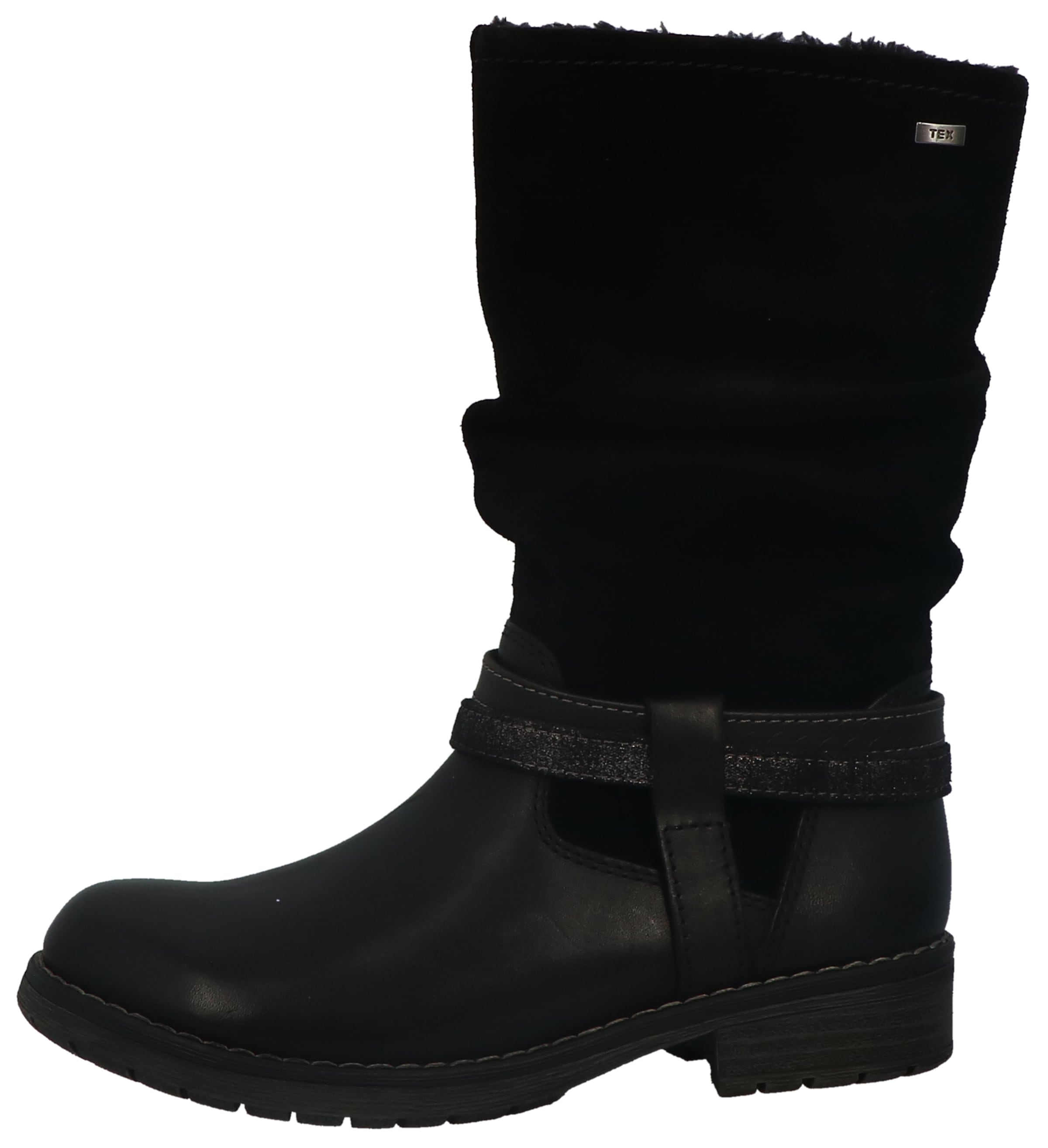 Winterstiefel »Lia-TEX«, Blockabsatz, Langschaftstiefel, Winterboots mit Falten am Schaft