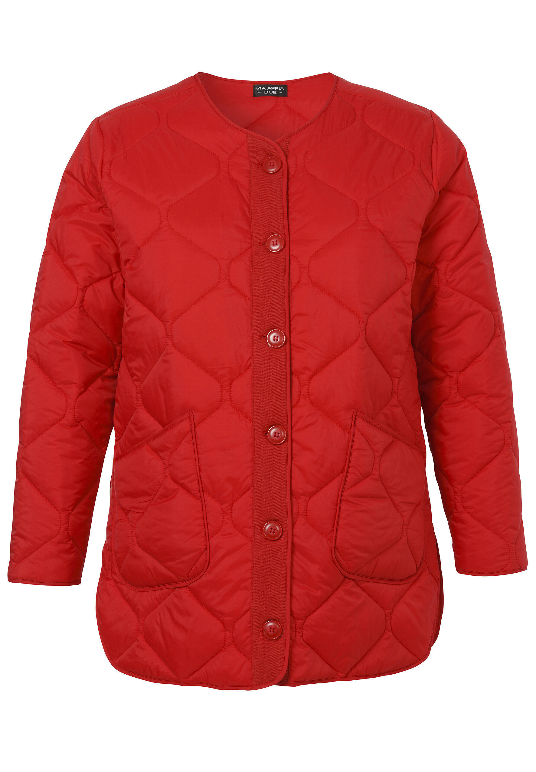 VIA APPIA DUE Steppjacke "VIA APPIA DUE Jacke" ohne Kapuze leicht, wattiert, große Größen