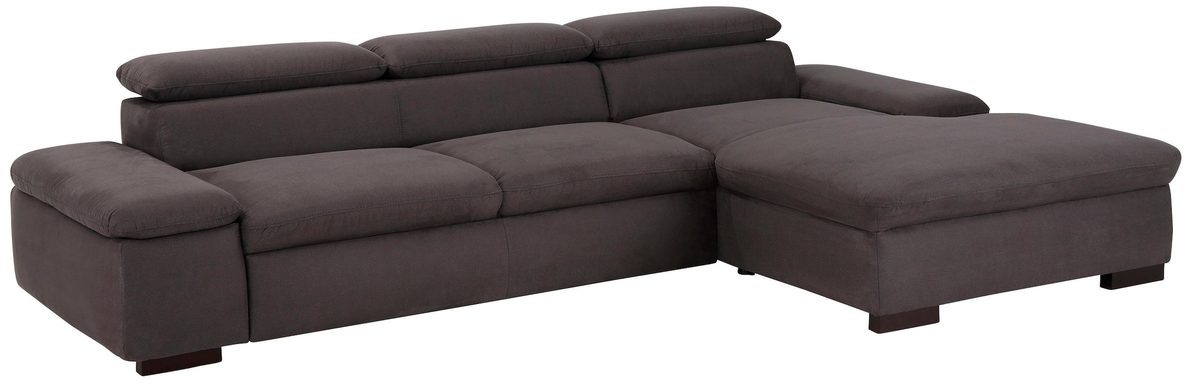 Home affaire Ecksofa »Alberto L-Form«, mit Kopfteilverstellung, wahlweise mit Bettfunktion