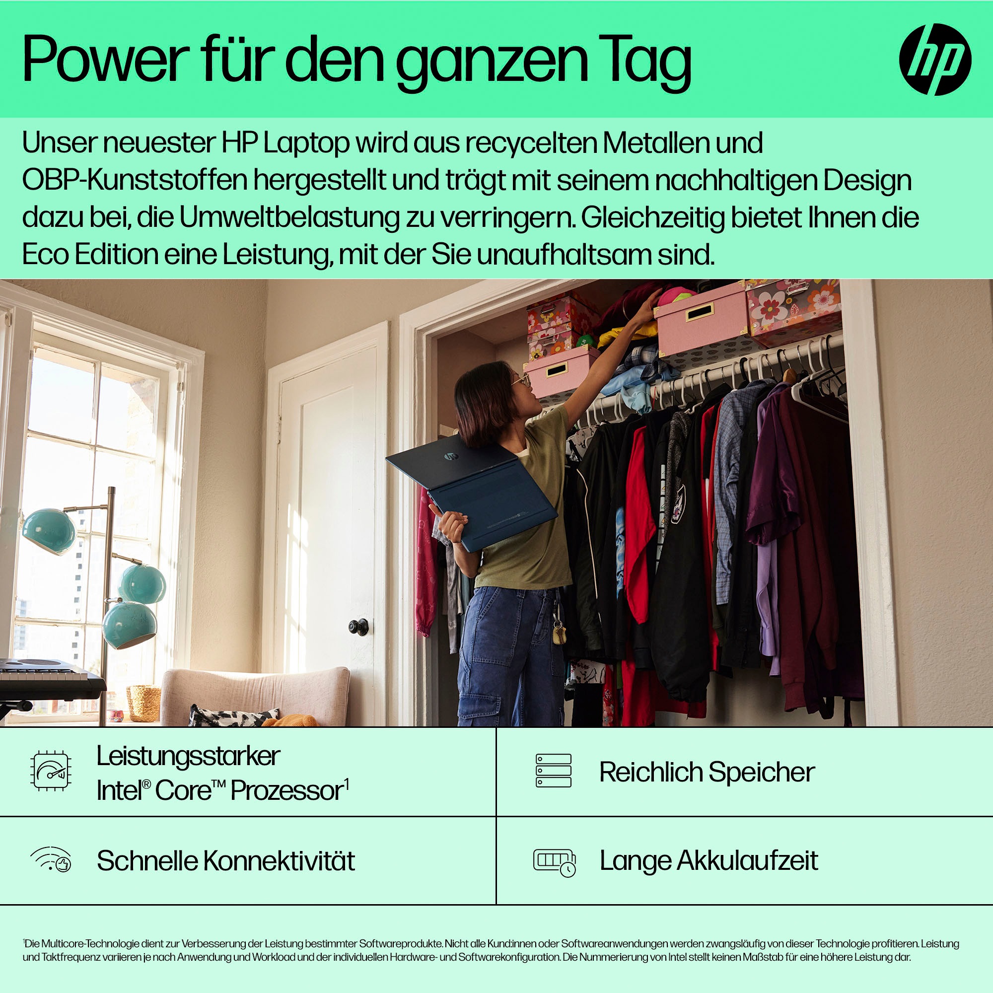 HP Notebook »14-ee0075ng«, 35,6 cm, / 14 Zoll, Intel, Core i7, Iris® Xᵉ Graphics, 512 GB SSD