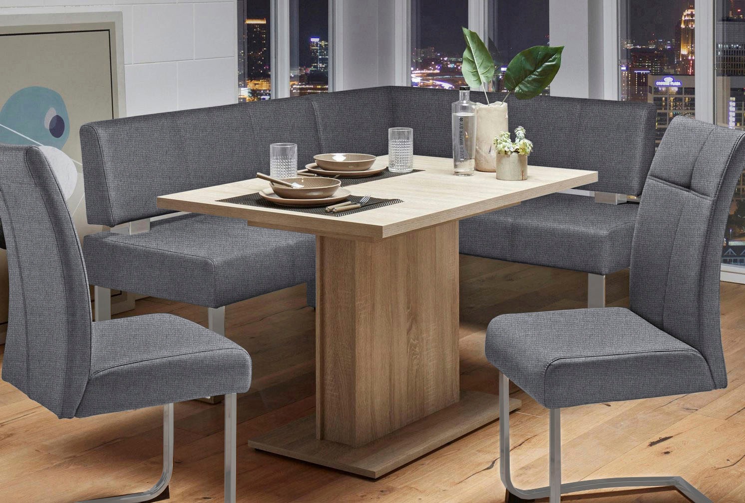 Eckbank OTTO Home "Rab" Dunkelgrau 180x140x88cm 3