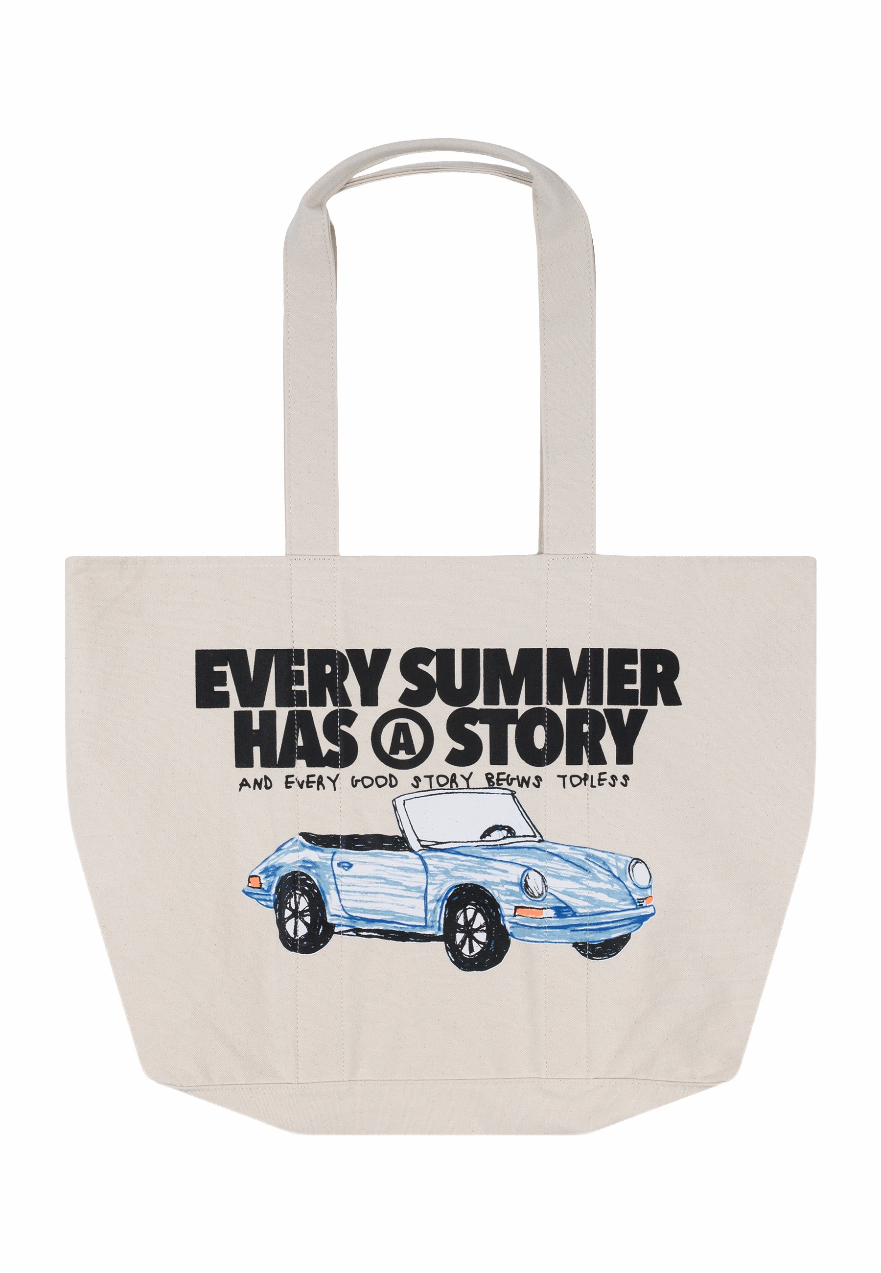 Another Cotton Lab Tragetasche "Another Cotton Lab Summer Story Canvas Bag"