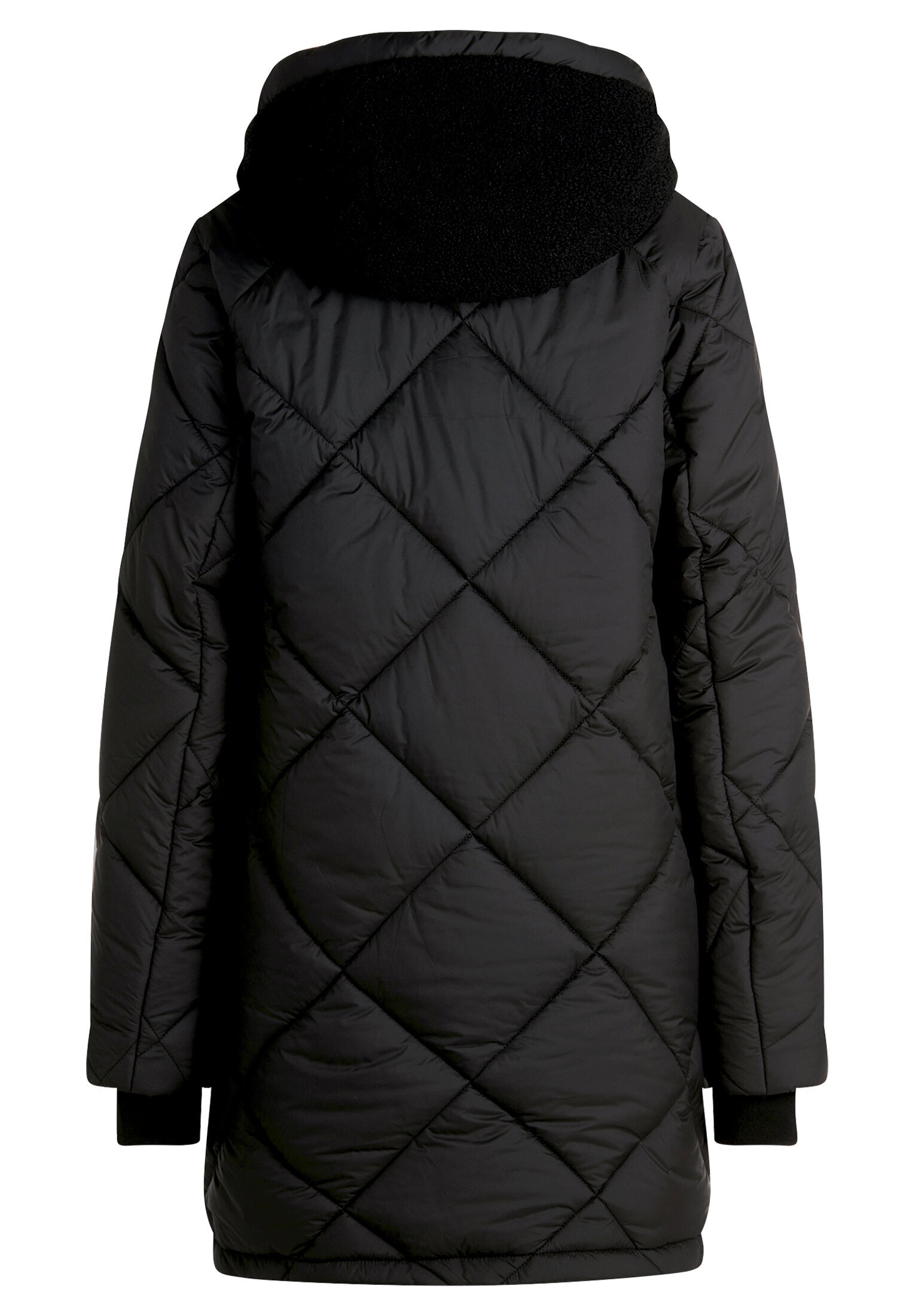Cartoon Steppjacke »Damen mit Plüsch« mit Kapuze