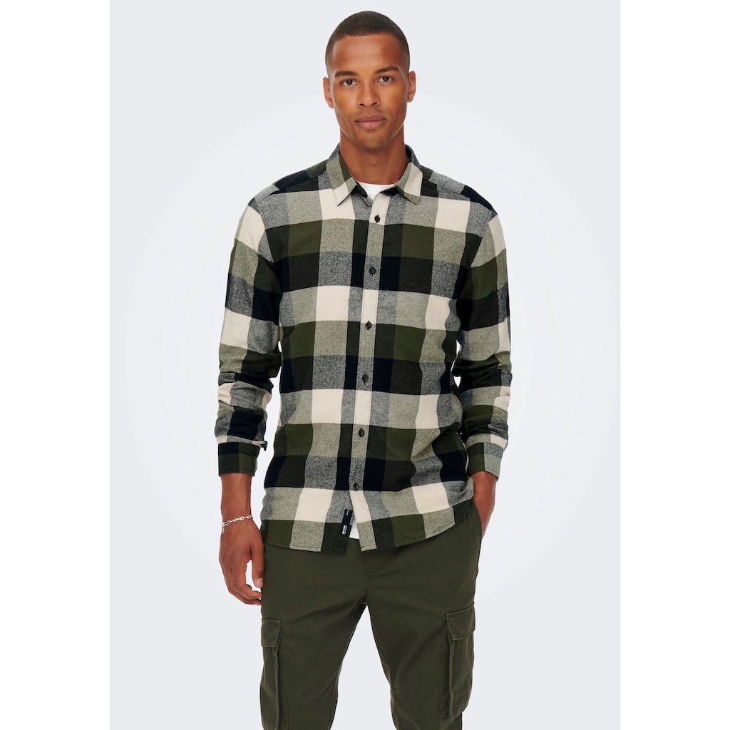 ONLY & SONS Karohemd »GUDMUND LIFE LS 3T CHECK SHIRT«