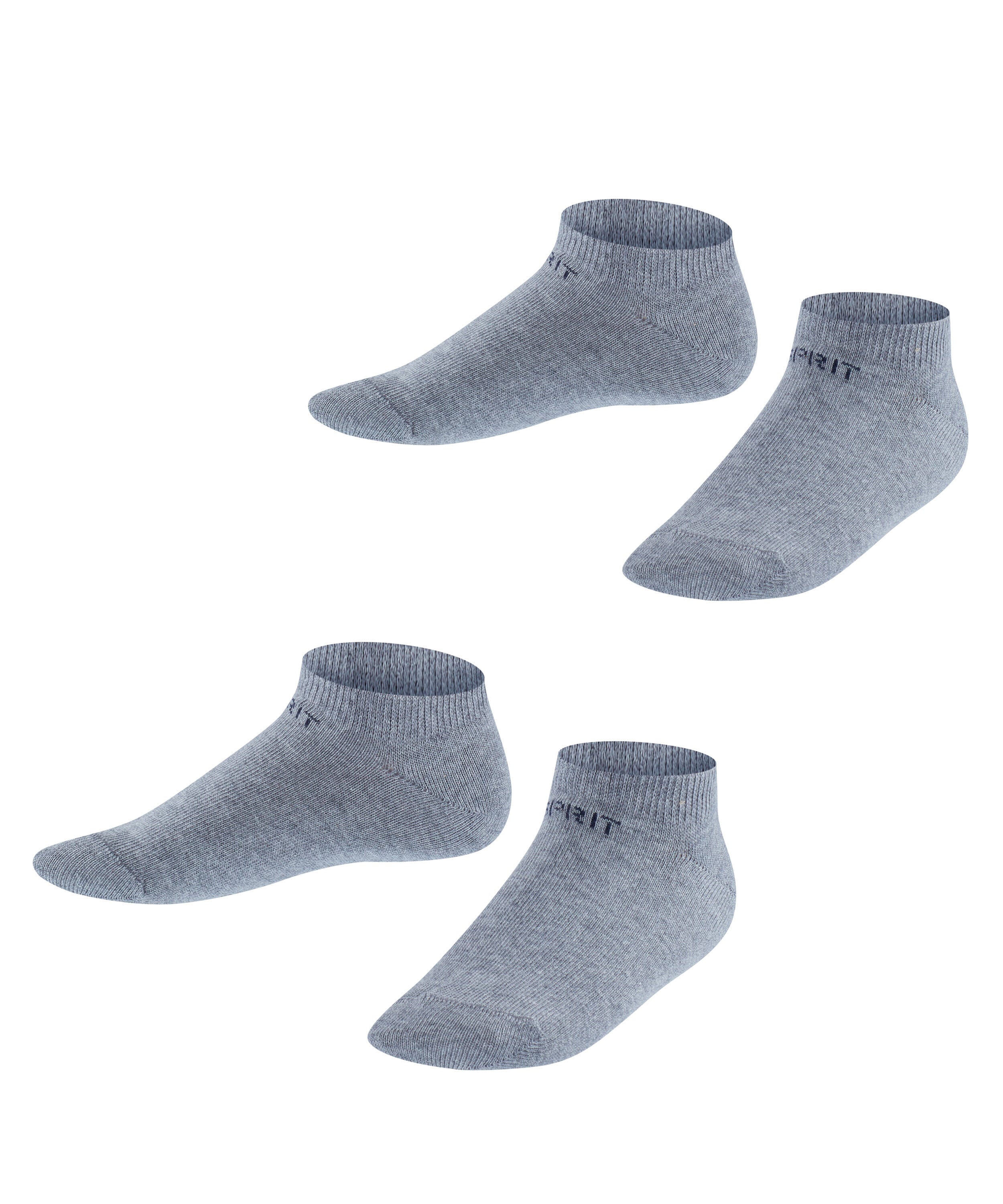 Esprit Sneakersocken "Foot Logo" 2 Paar, verstärkt, knöchelfrei, Cotton-Mix