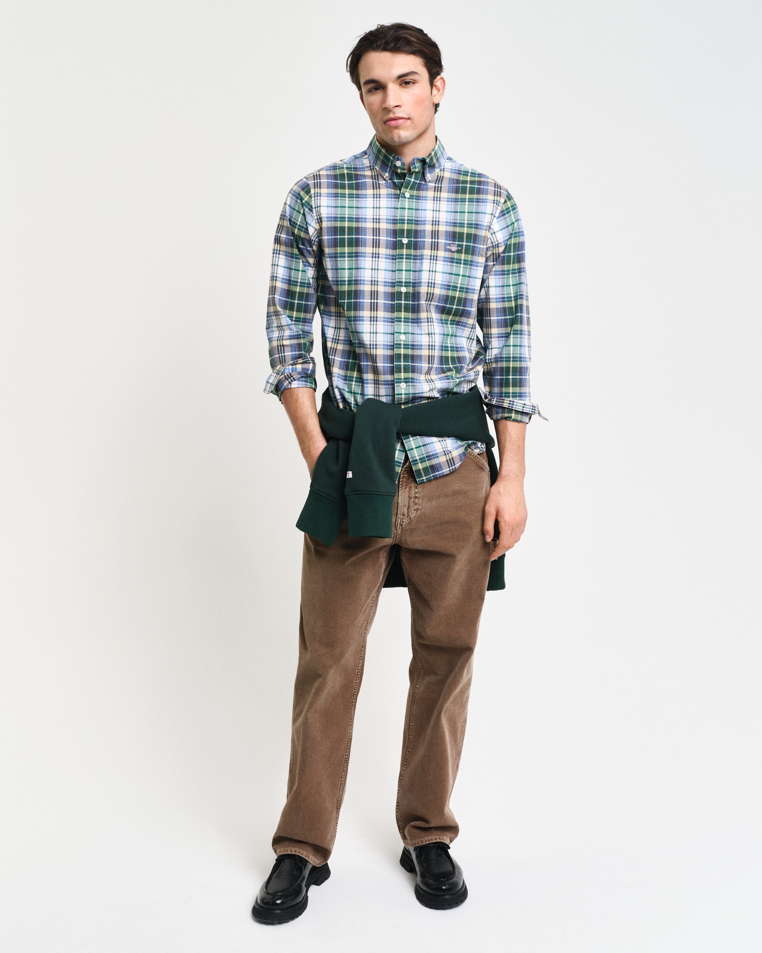 Gant Karohemd »REG POPLIN TARTAN CHECK SHIRT«, Regular Fit Popeline Hemd mit Tartan-Karomuster