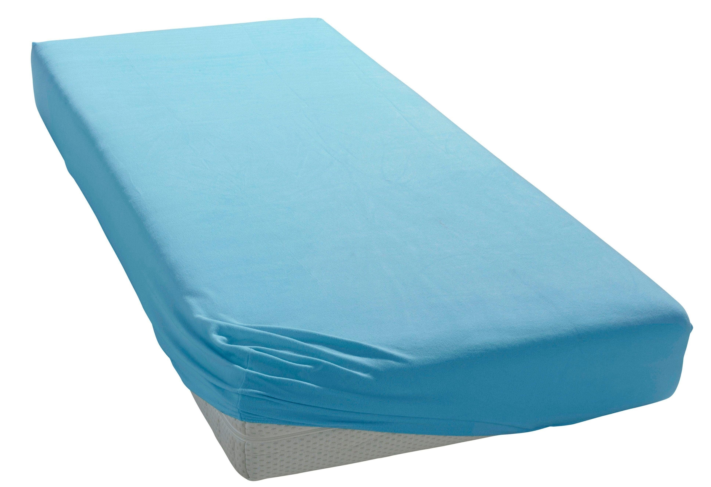 bellana Spannbettlaken "bellana deluxe für Boxspring- & Komfortbetten, mit Elasthan, 230 g/m²" Premium-Qualität, für extra hohe Matratzen 35-45 cm, faltenfrei