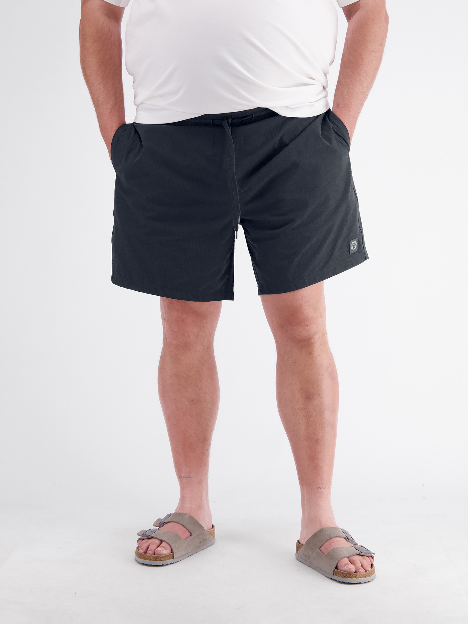 LERROS Badeshorts "Badehose mit Tunnelzugbund in großen Größen"