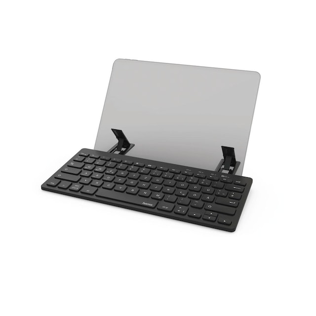 Hama Tastatur »Bluetooth Tastatur Tablet Smartphones mit Standfunktion«,  Deutsche Tastatur (QWERTZ) | BAUR