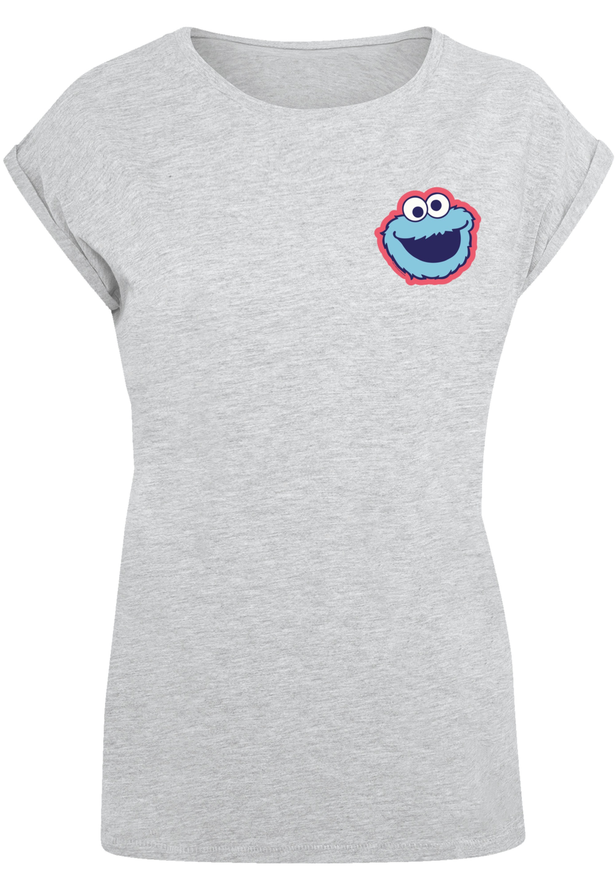 F4NT4STIC T-Shirt »Sesamstraße Cookie Monster Smile«, Premium Qualität, Weihnachts-Kollection