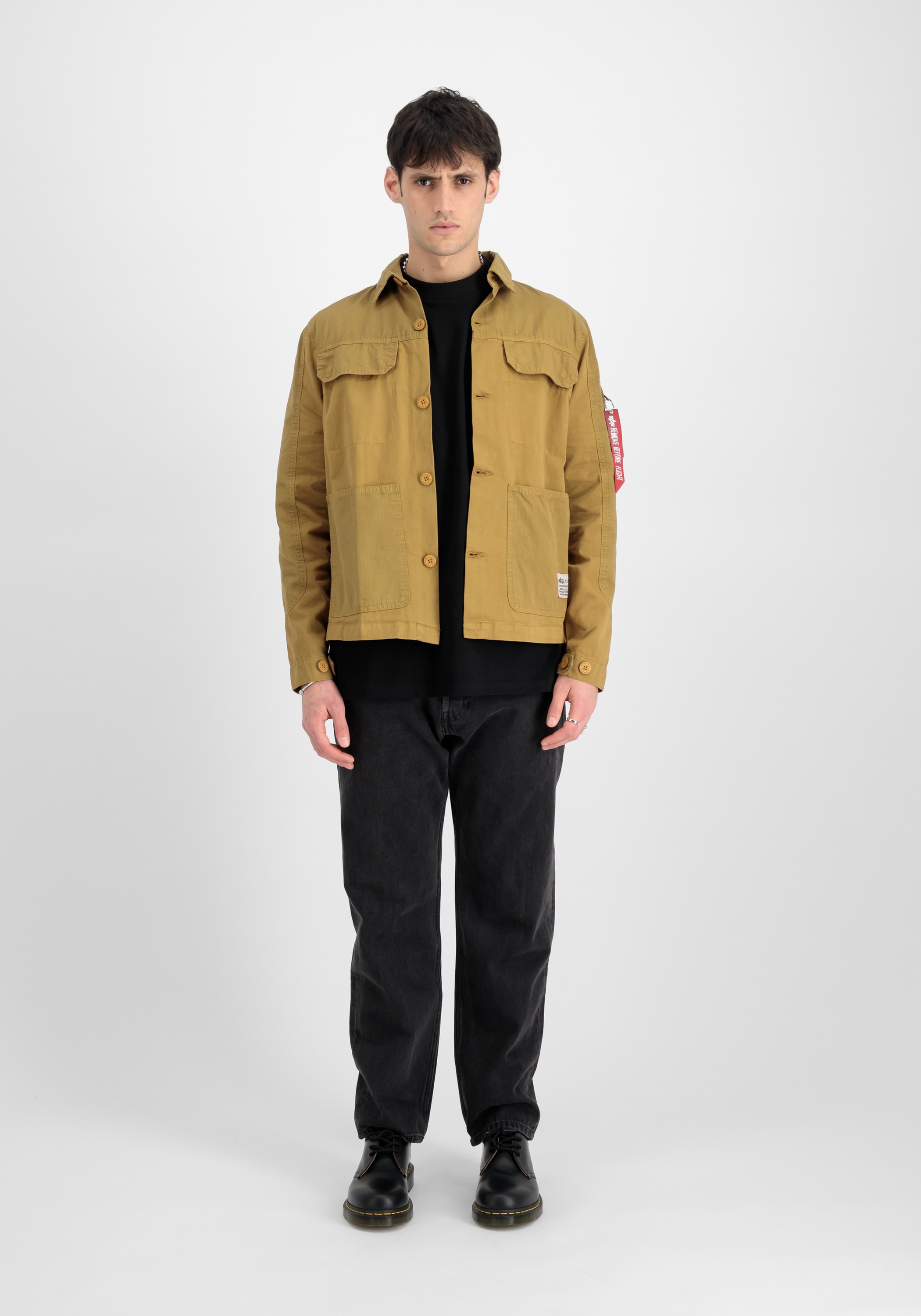 Alpha Industries Hemdjacke »ALPHA INDUSTRIES Men - Overshirts Color Block Overshirt«