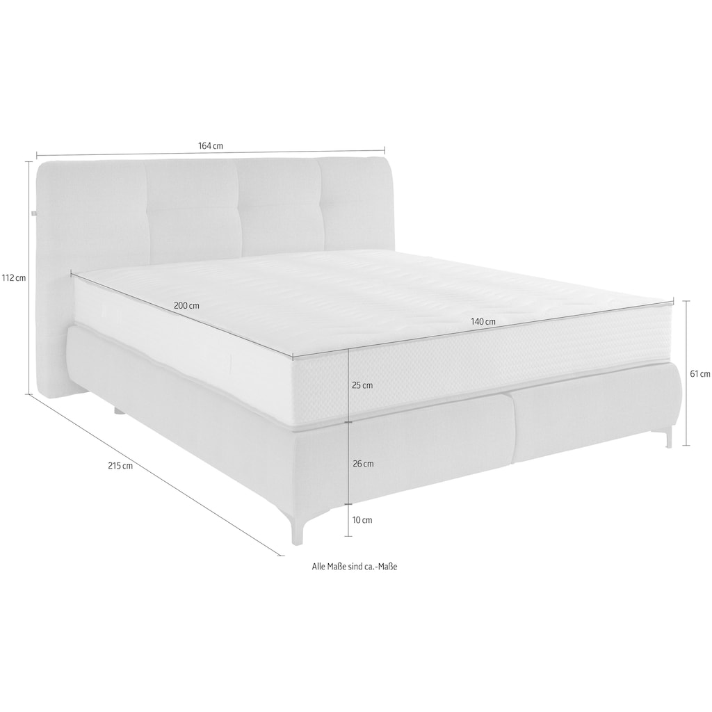 ADA trendline Boxspringbett »Vicky«