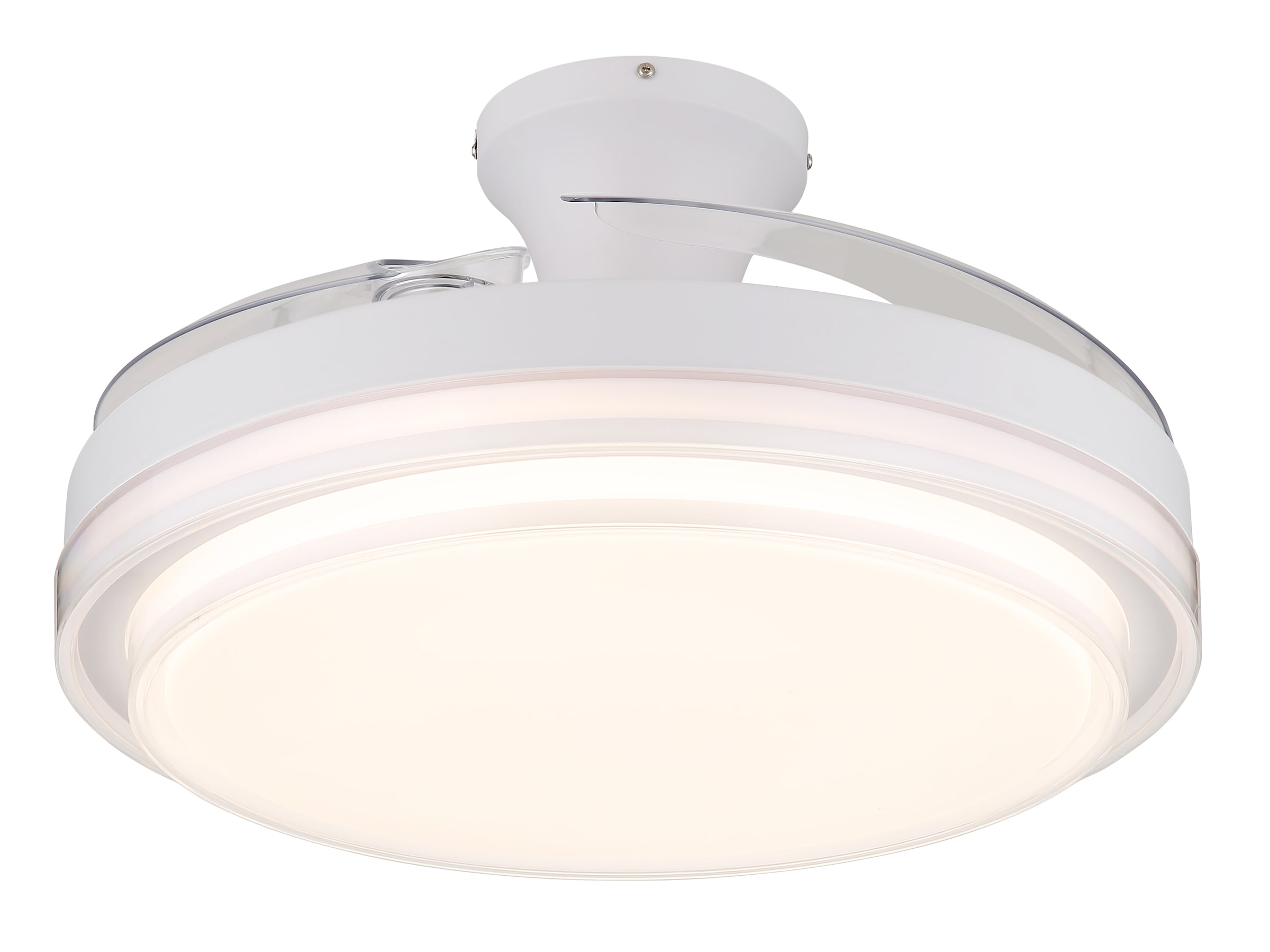 GLOBO LIGHTING Deckenleuchte »BELIZ«, Leuchtmittel LED-Modul | LED fest integriert, Ventilator / Schlafzimmer / Wohnbereich / Büro / weiß / 3 Flügel