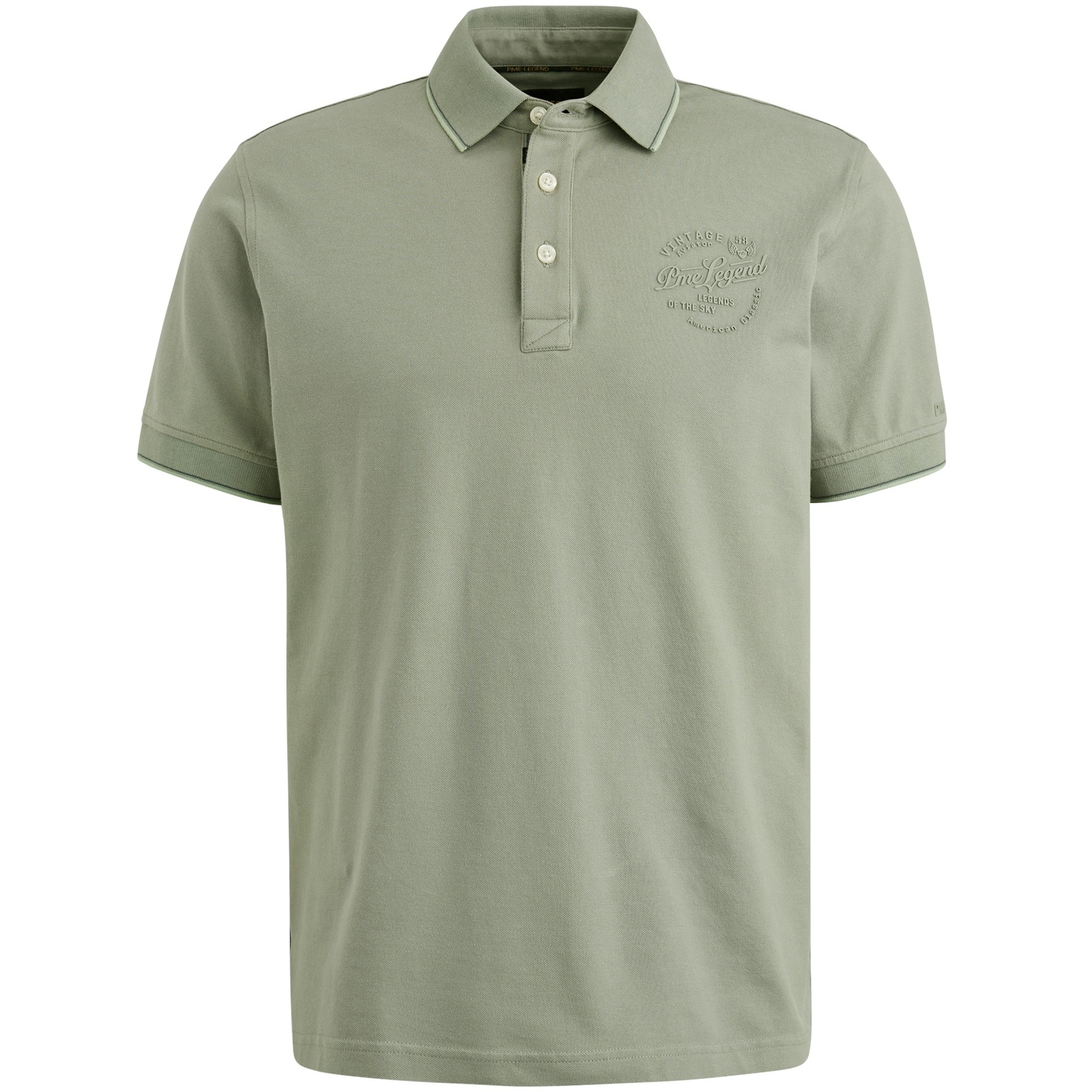 PME LEGEND Poloshirt »Short sleeve polo stretch pique package«, mit Schriftzug