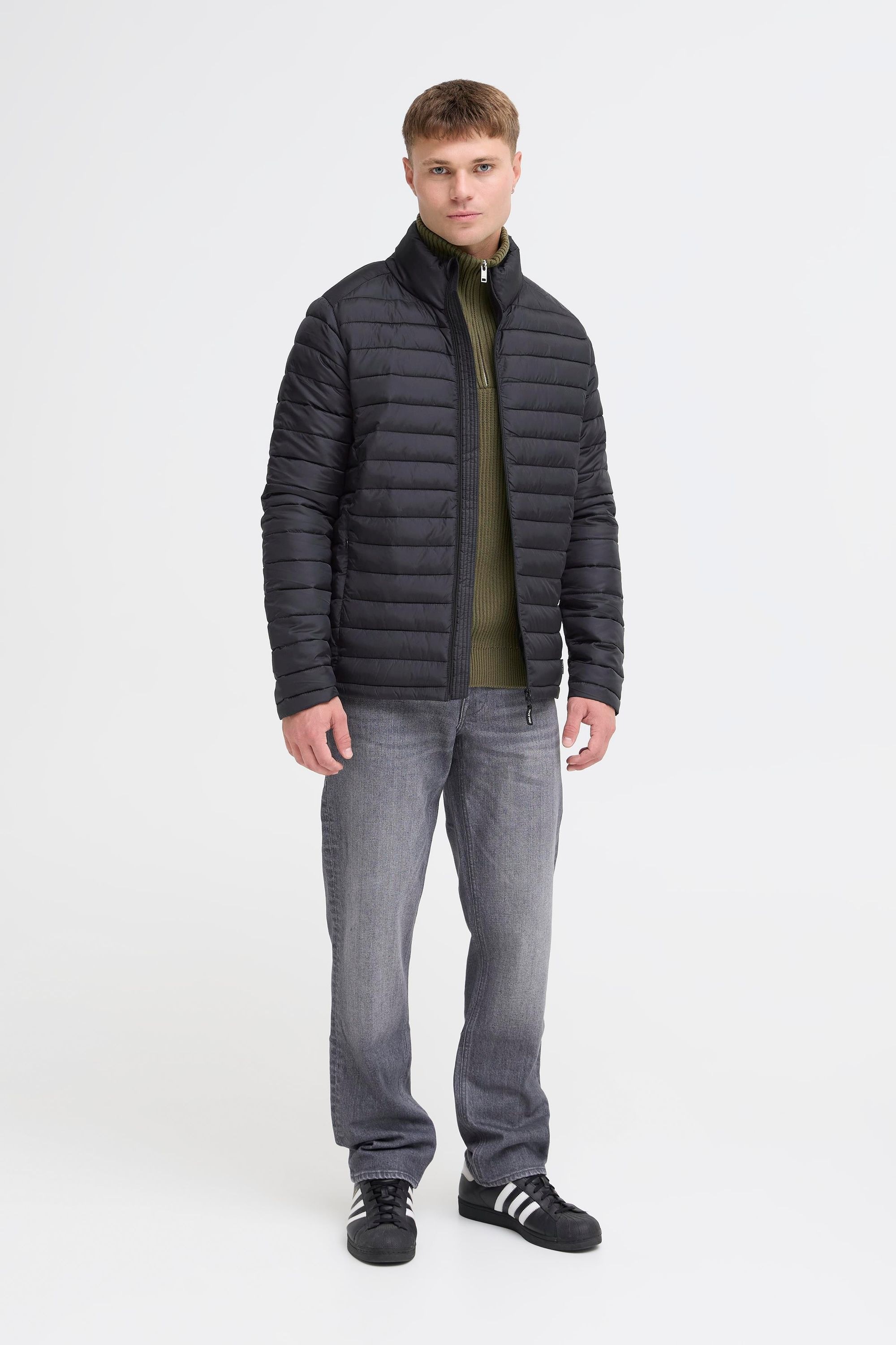 Steppjacke BLEND "Steppjacke BHRome", Herren, Gr. XXL, schwarz, Obermaterial: 100% Polyester PES., Jacken Steppjacke 2