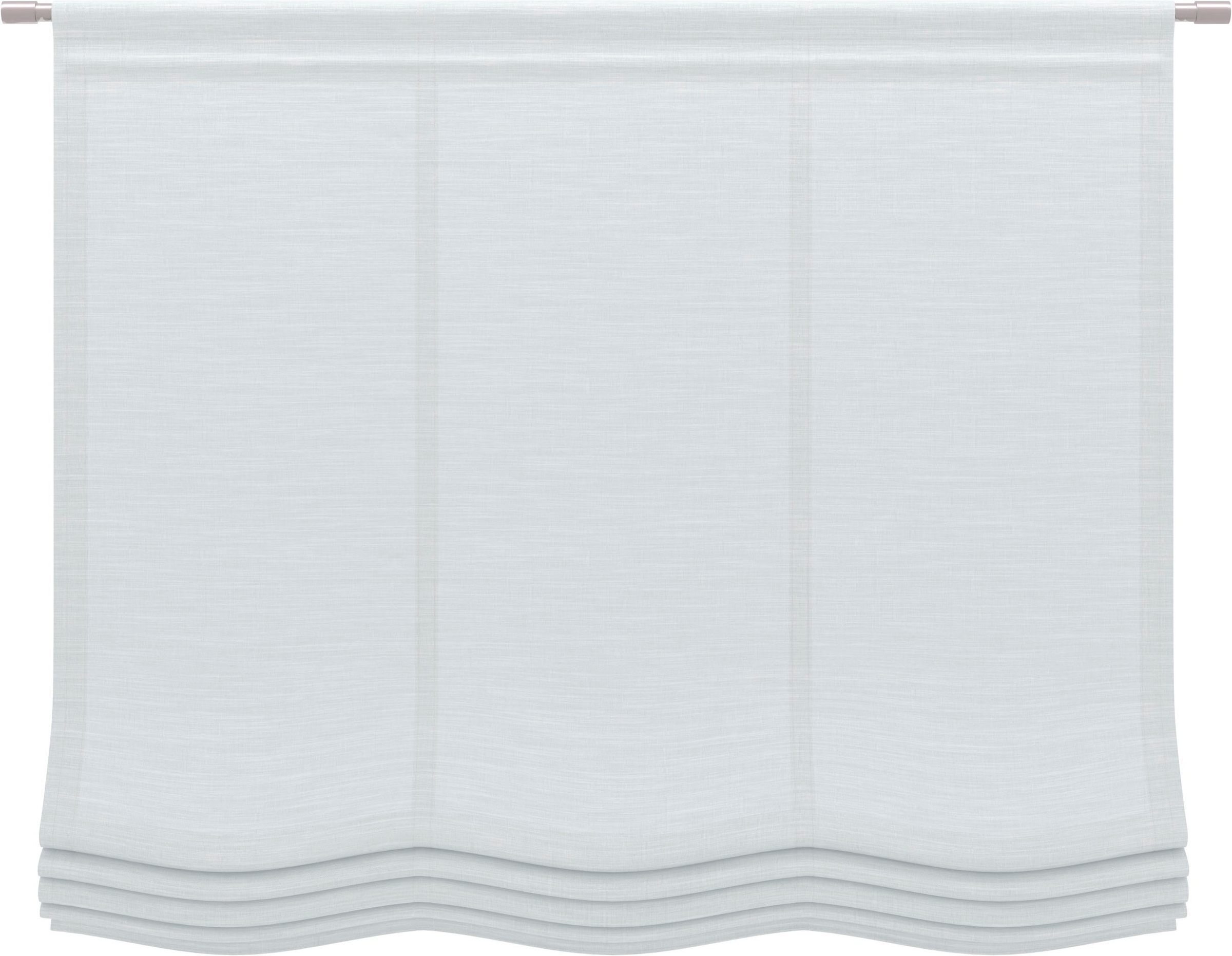 Neutex for you! Raffrollo »ALLURE« mit Klettschiene freihängend dezent natürliche Optik