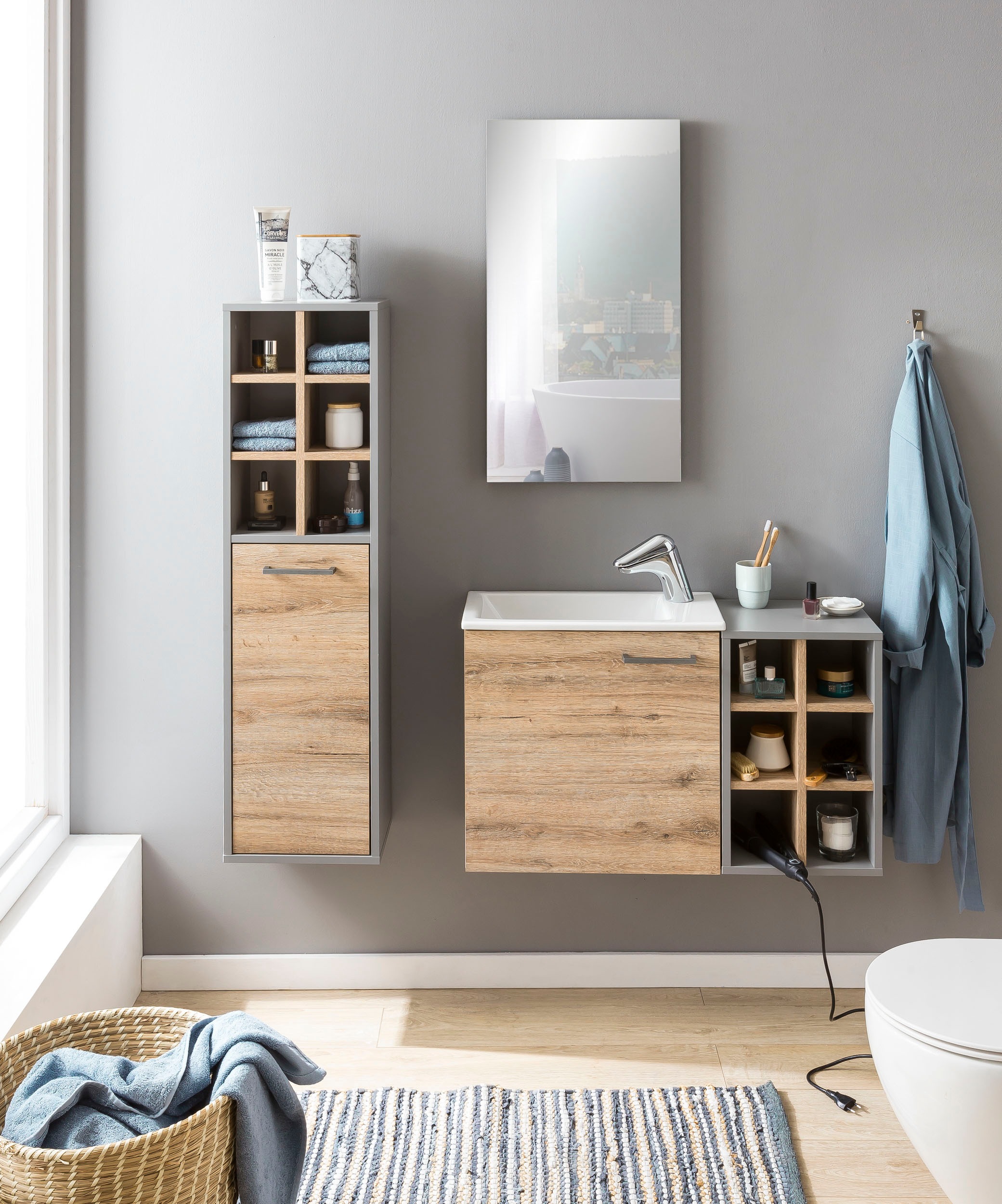 Thumbnail - Schildmeyer Badmöbel-Set "Pablo" Set, 3 Stk. tlg.