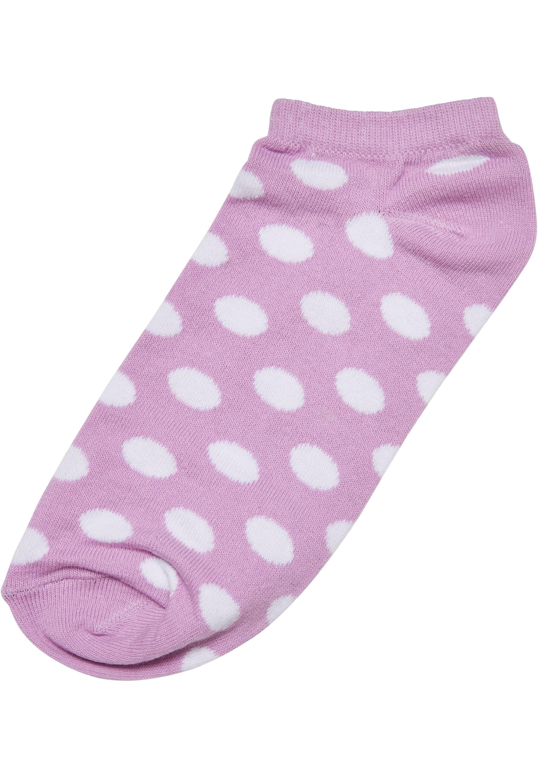 URBAN CLASSICS Basicsocken »Urban Classics Unisex No Show Socks Dots 5-Pack«, (1 Paar)