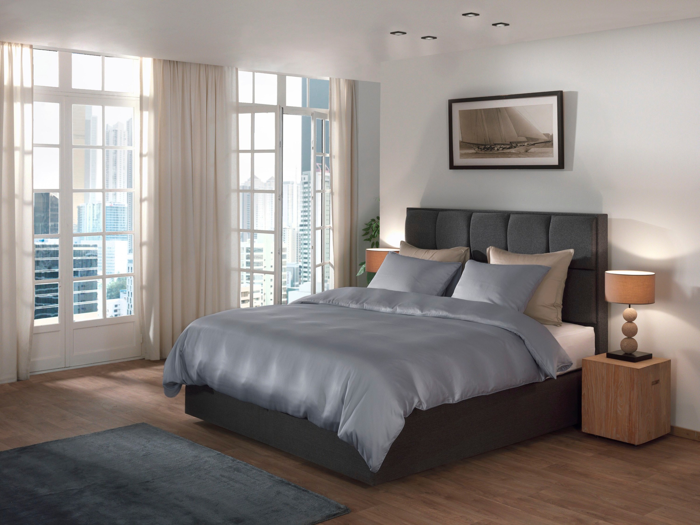 YELLOW Bettwäsche »Suite-New-York« 2 Stk. Bettwäsche aus 100% hochwertigem Lyocell