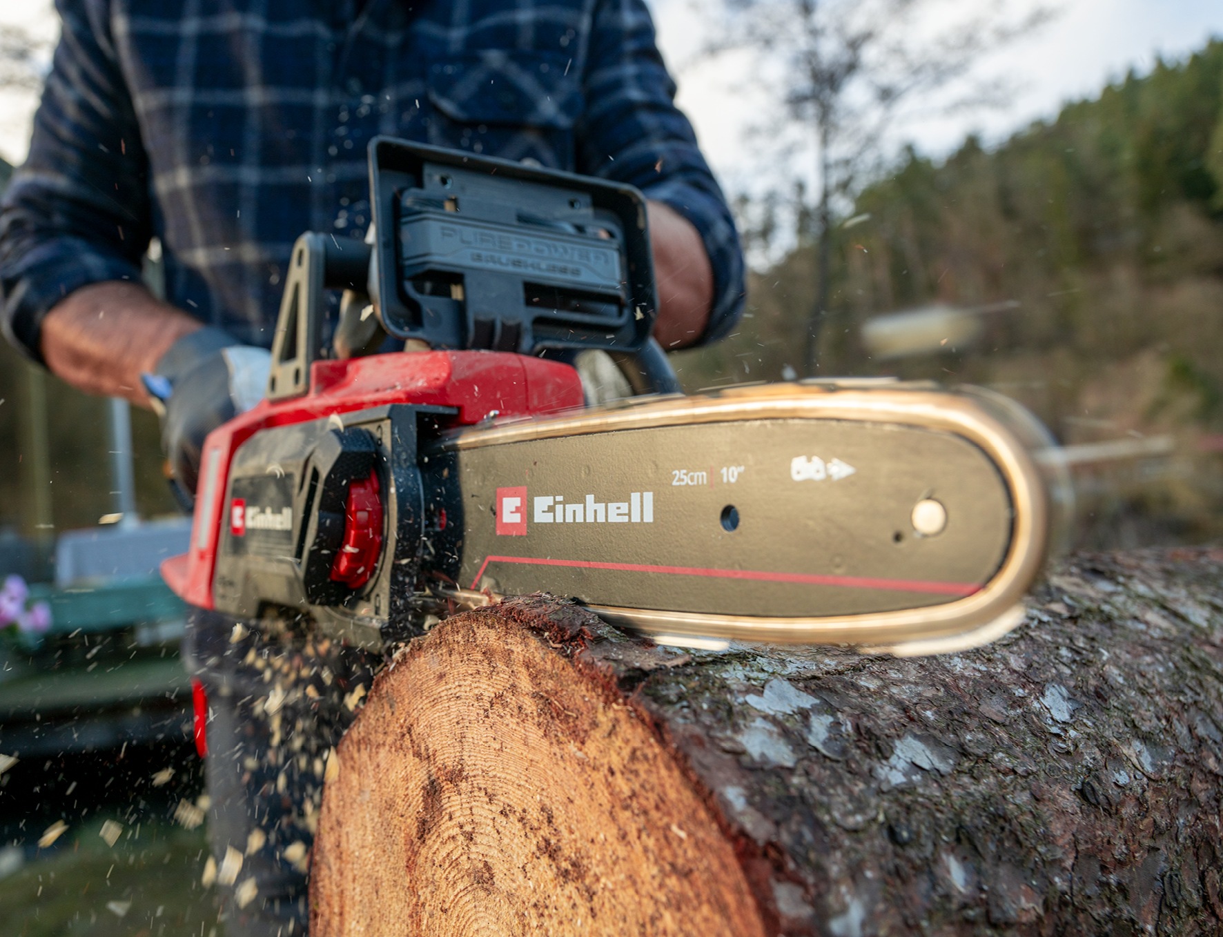 Einhell Akku-Kettensäge »GE-LC 18/25 Li BL-Solo«, ohne Akku und Ladegerät